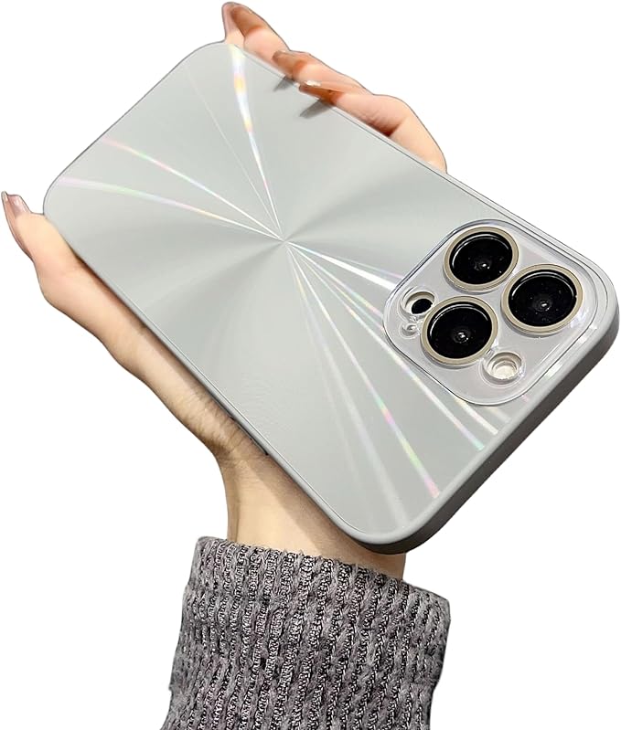 光放射紋手機殼｜牛油果綠電鍍邊框 防刮耐用