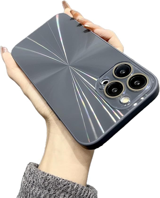 光放射紋手機殼｜牛油果綠電鍍邊框 防刮耐用