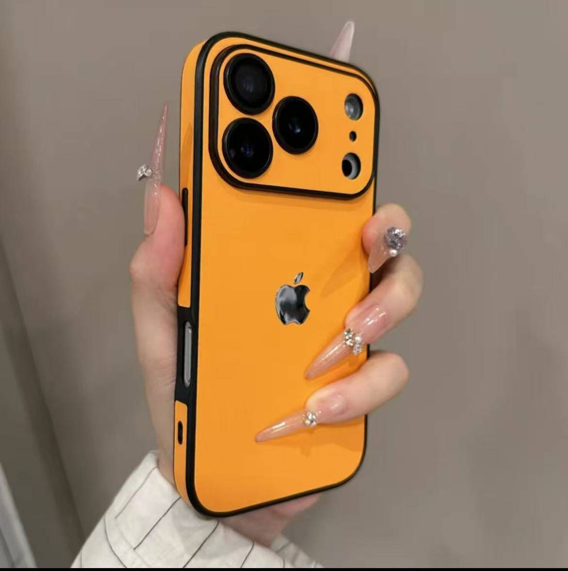 【新品17上市 順豐免運】iPhone高級質感細膩素皮 鏡頭全包防摔保護殼 防刮耐磨 清爽不油膩 不留指紋！