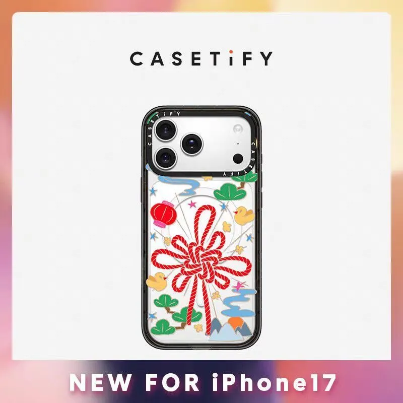 CASETiFY聯名平安福iPhone17promax磁吸蘋果手機殼