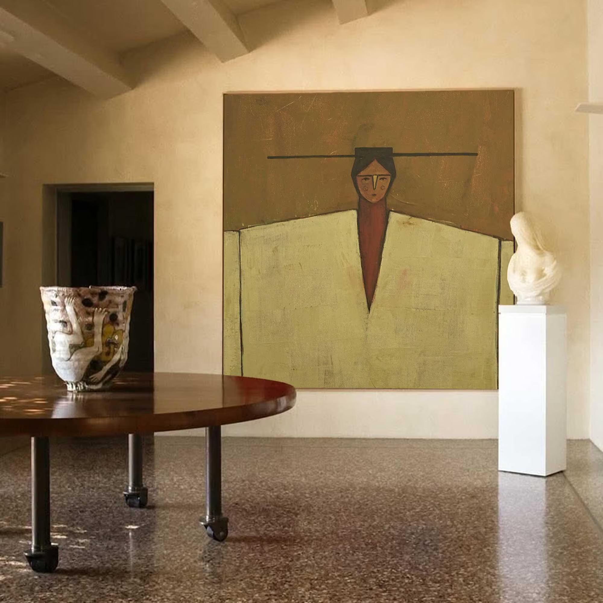 Simple Stance - Abstract Human Figure Art