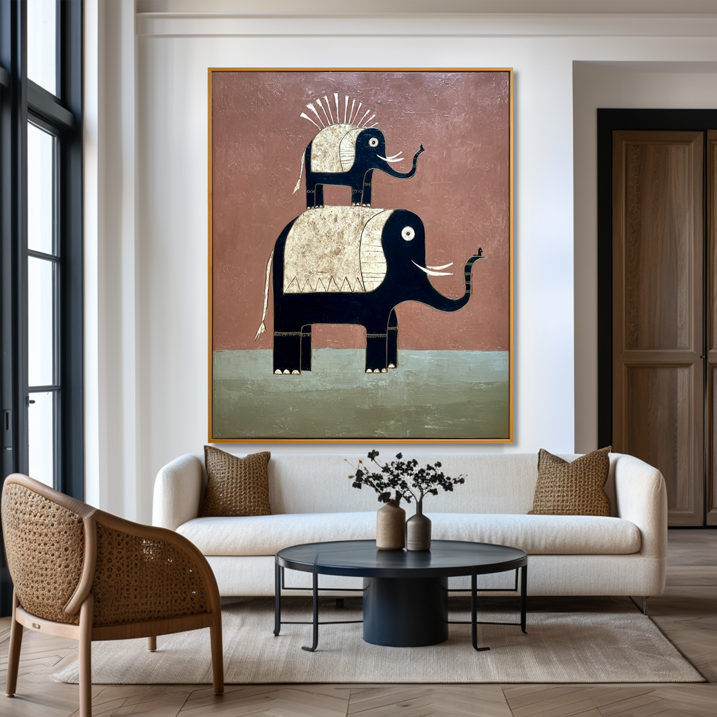 Elephant Duo Harmony