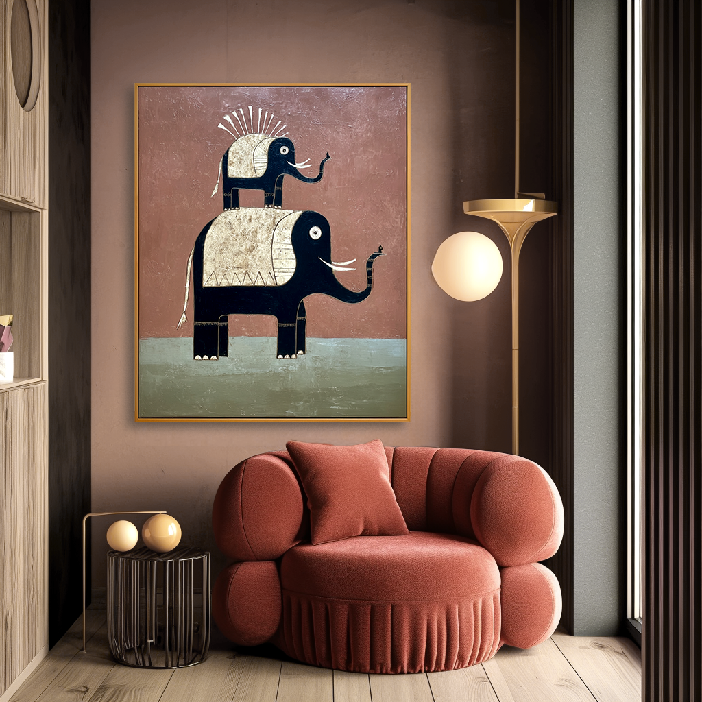 Elephant Duo Harmony