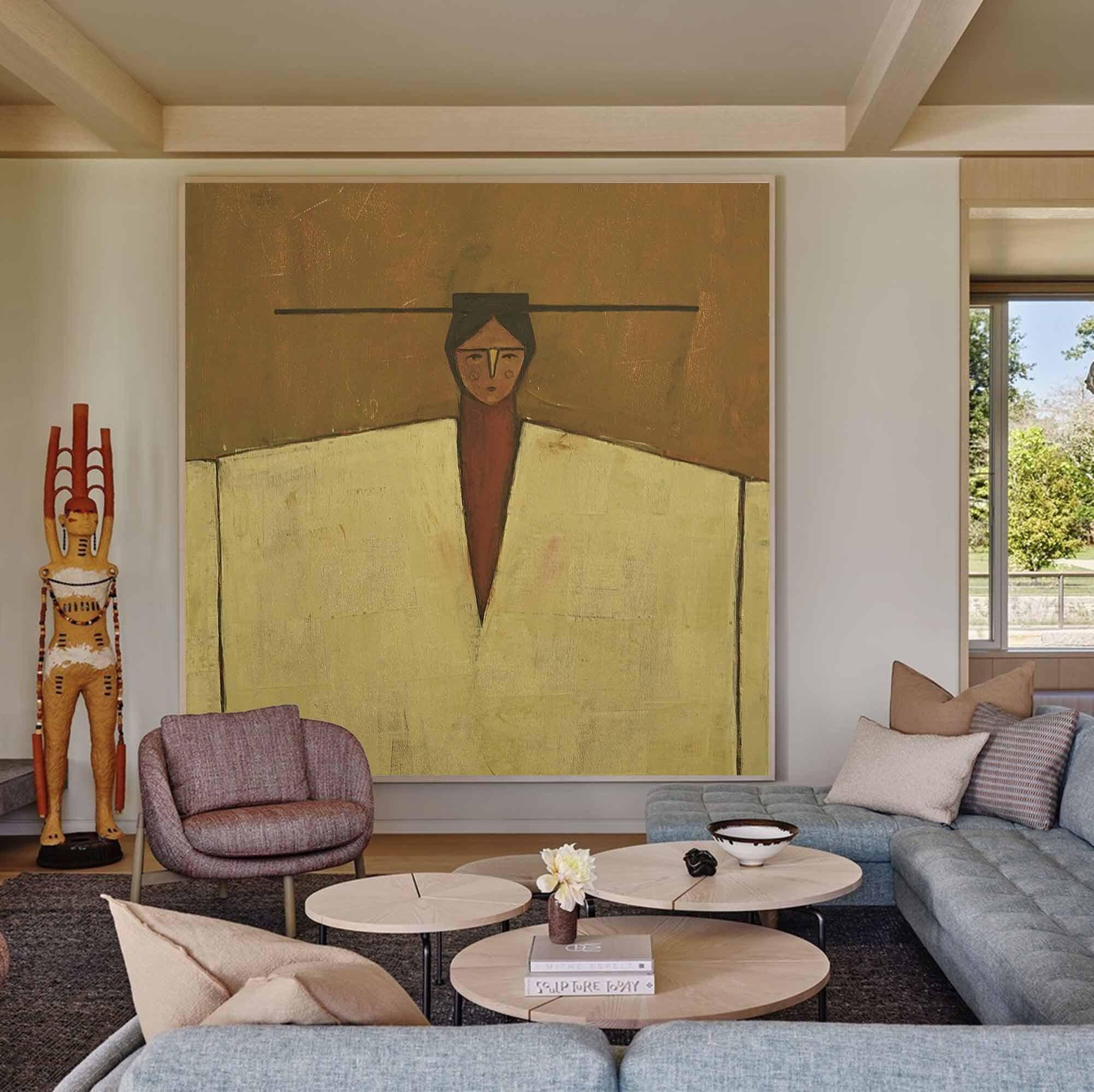 Simple Stance - Abstract Human Figure Art