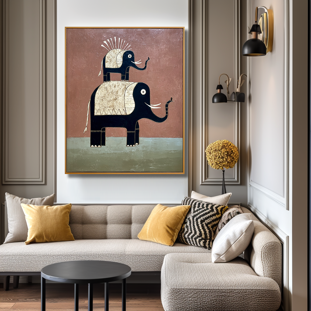 Elephant Duo Harmony