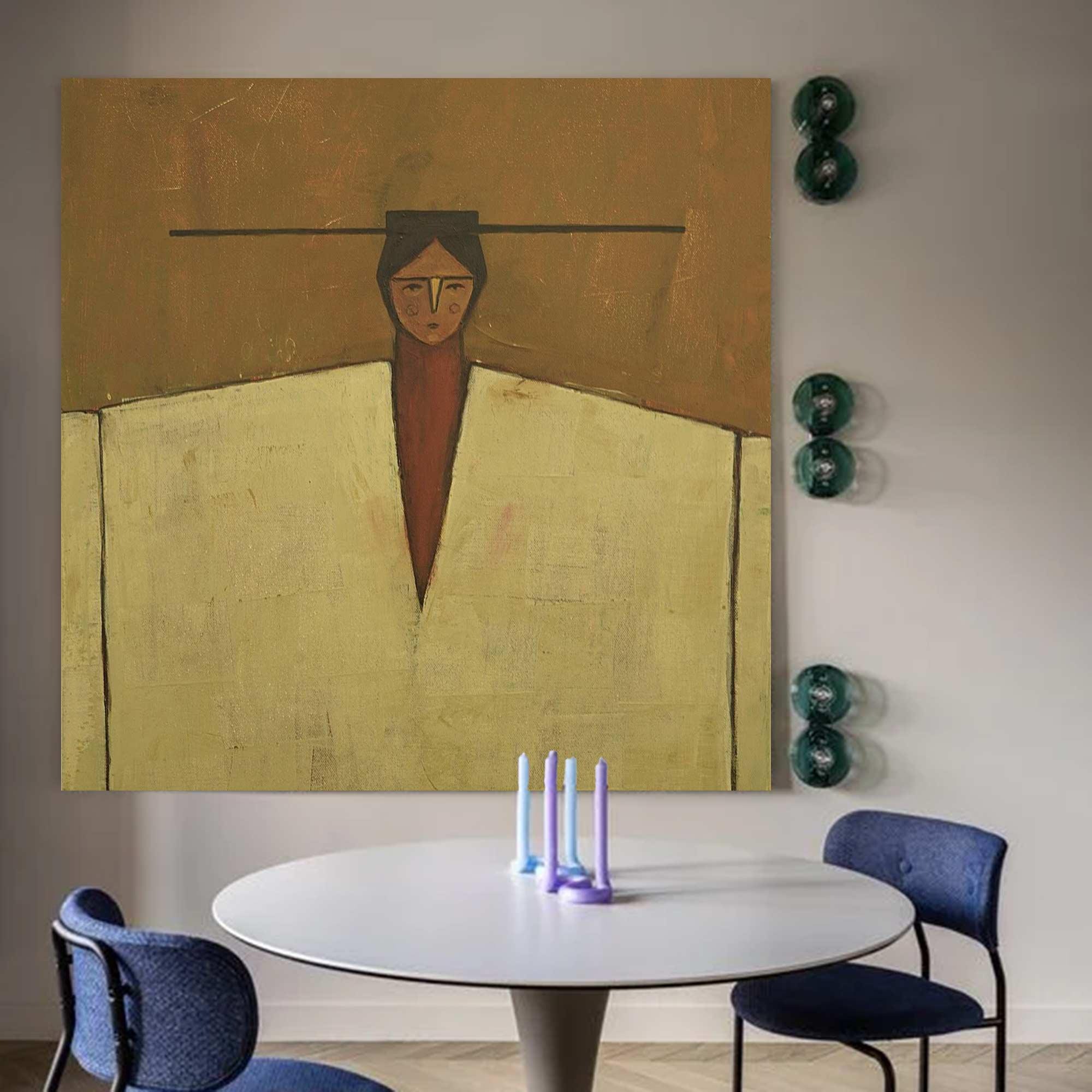 Simple Stance - Abstract Human Figure Art