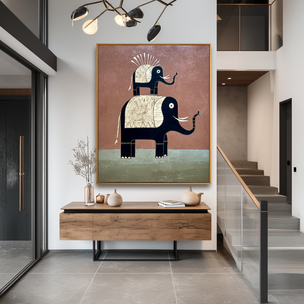 Elephant Duo Harmony