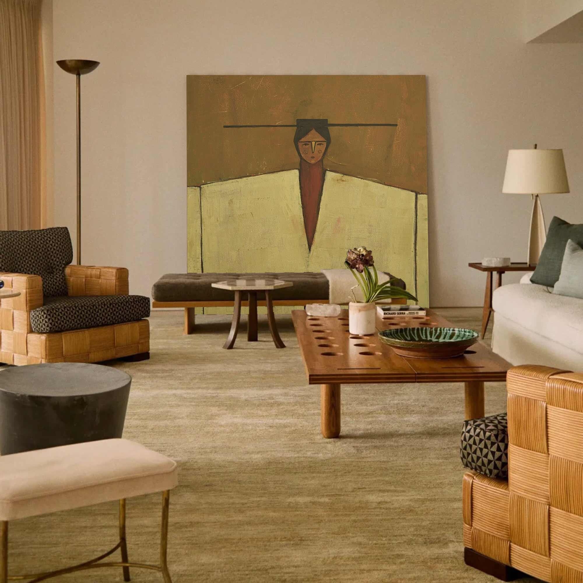 Simple Stance - Abstract Human Figure Art