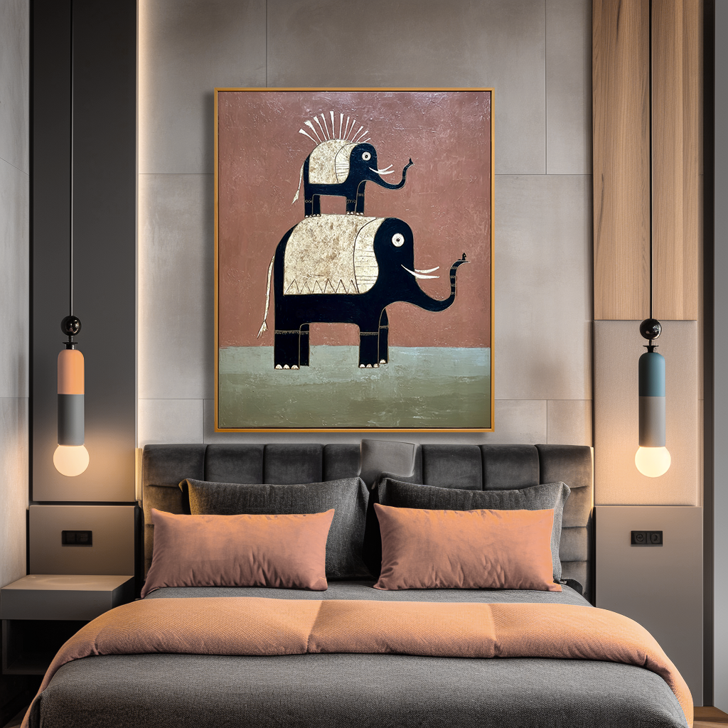 Elephant Duo Harmony