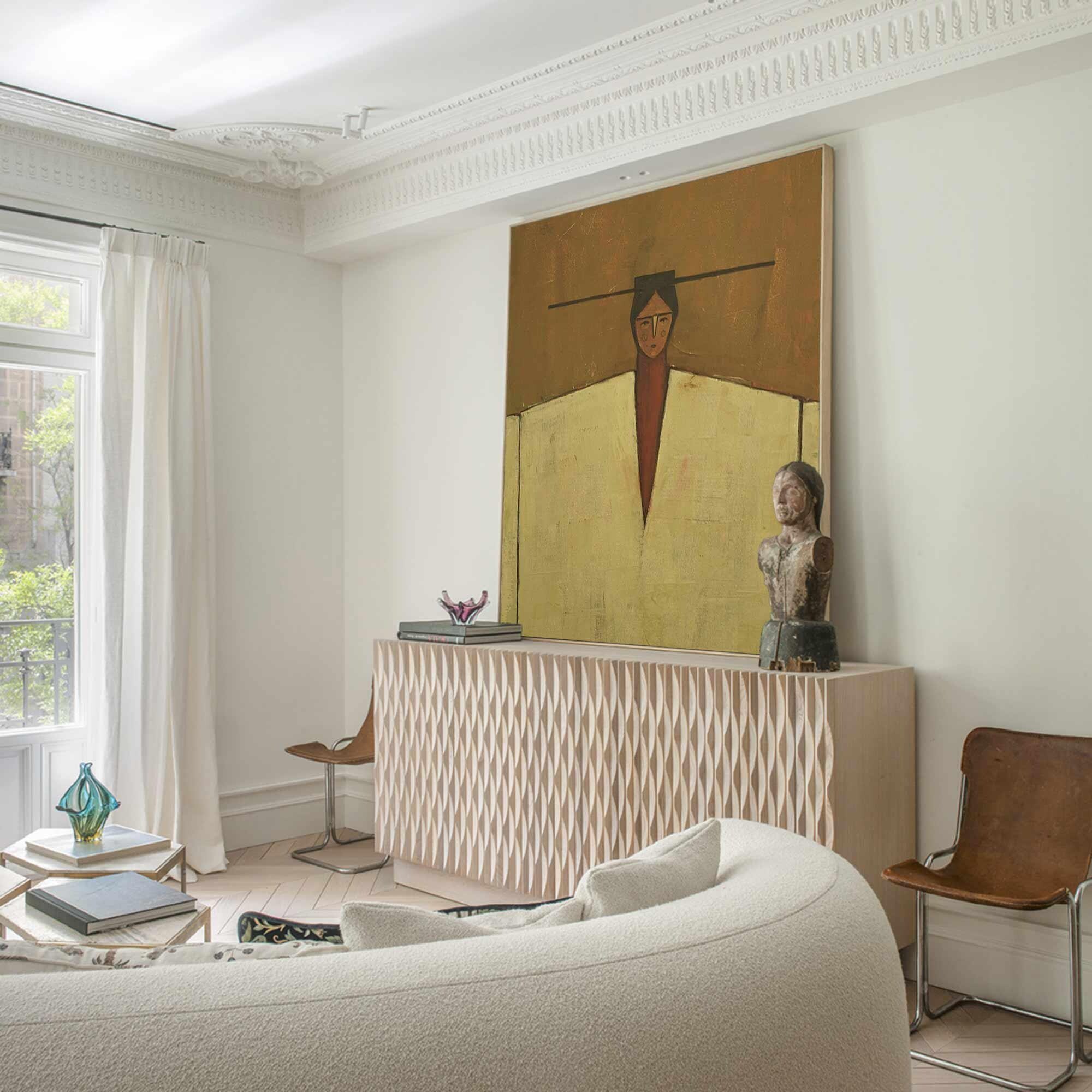 Simple Stance - Abstract Human Figure Art