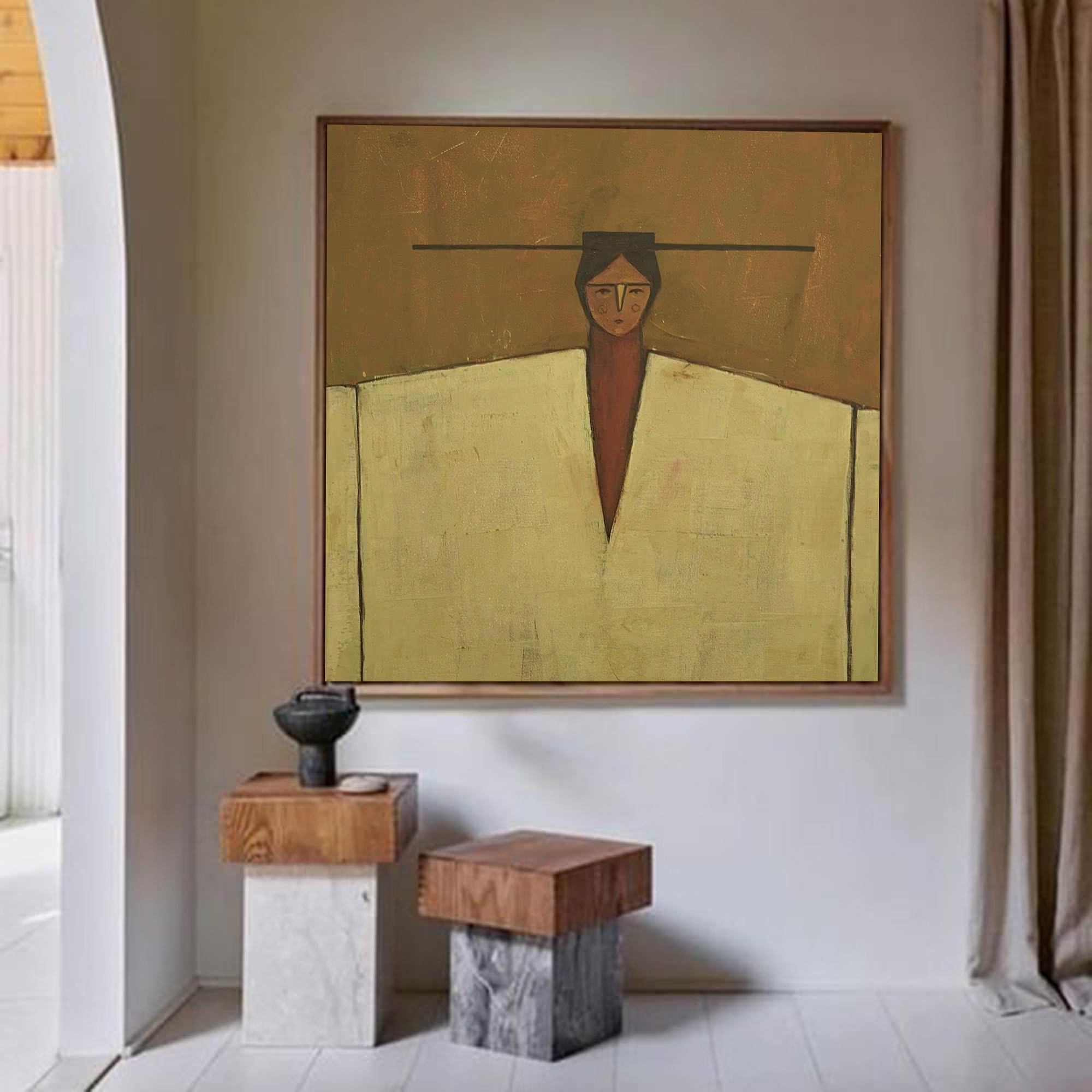 Simple Stance - Abstract Human Figure Art