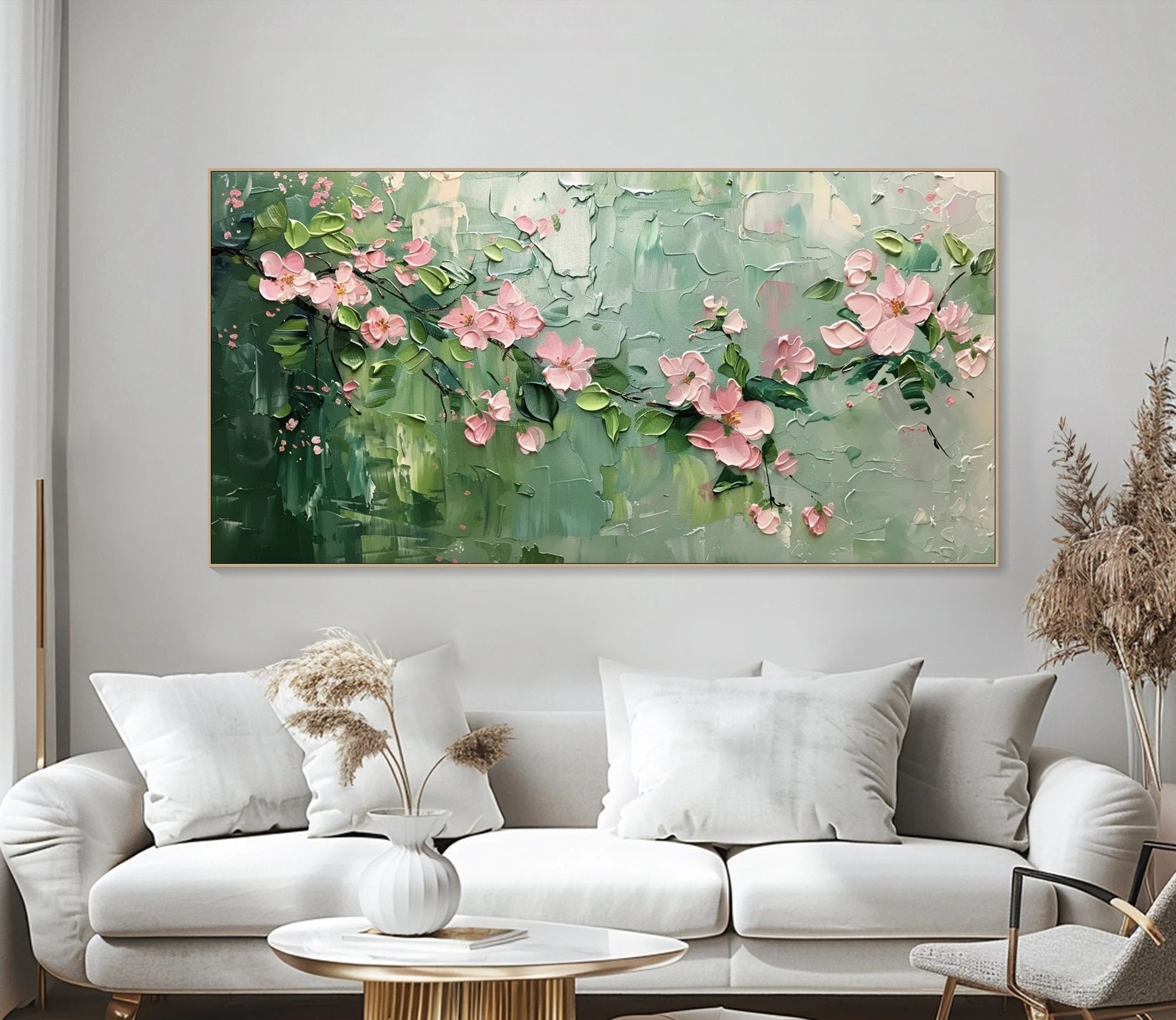 Charming Pink Bloom Art