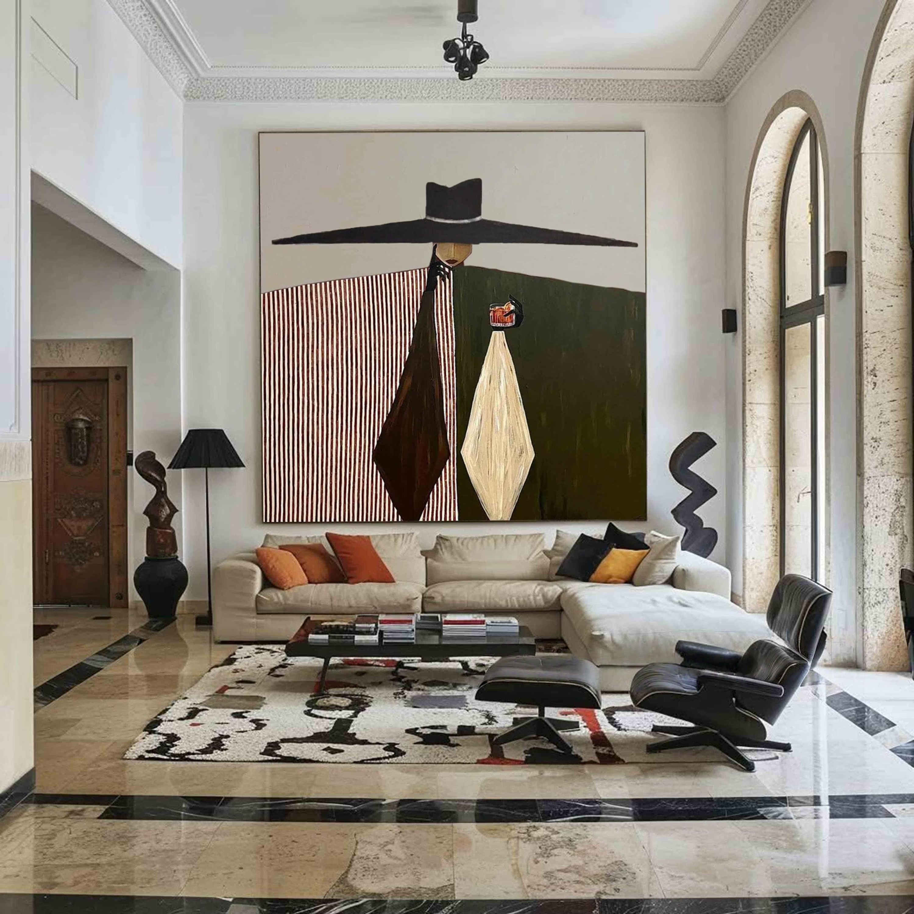 Enigmatic Figures - Abstract Duo Composition