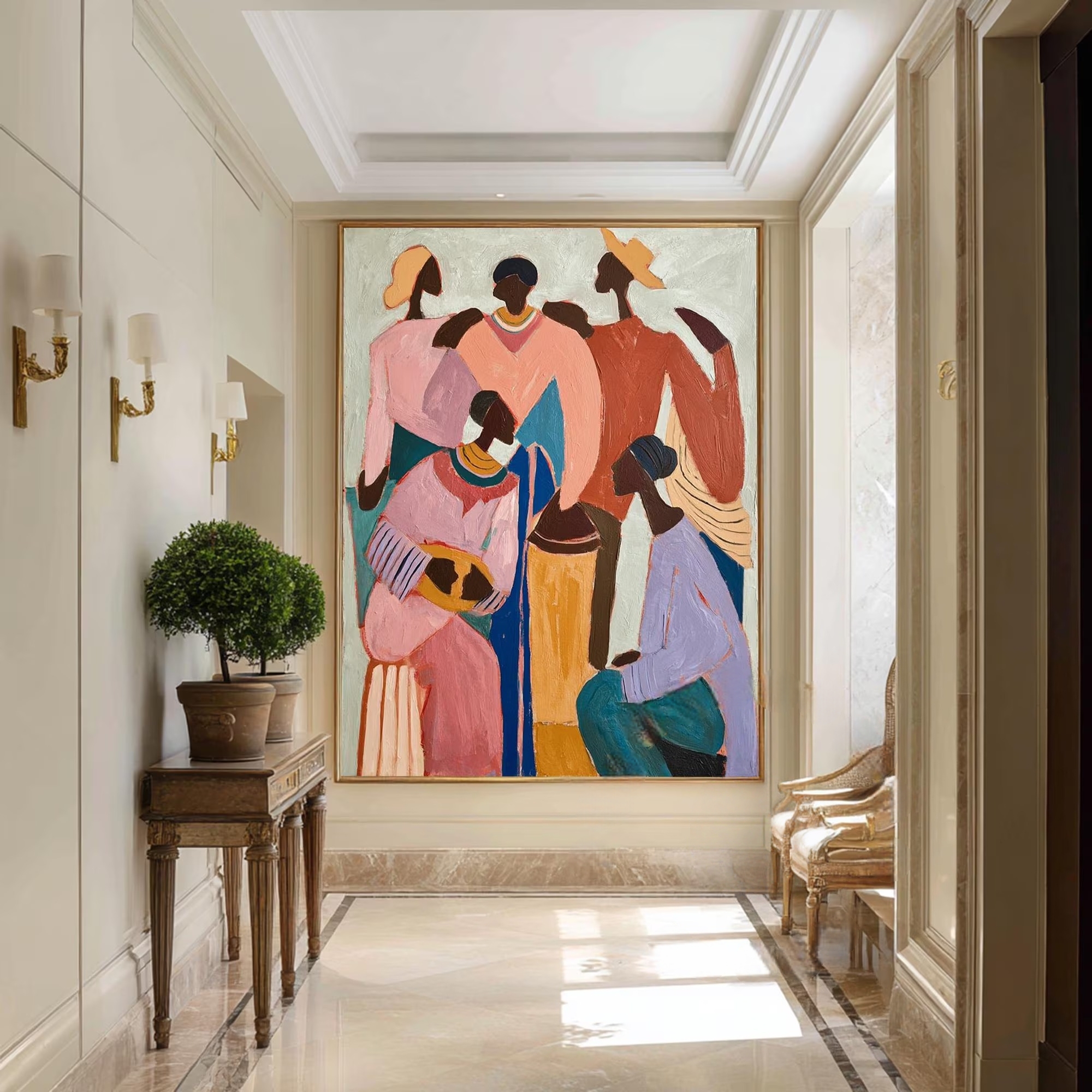 Chic Assembly in Subtle Shades