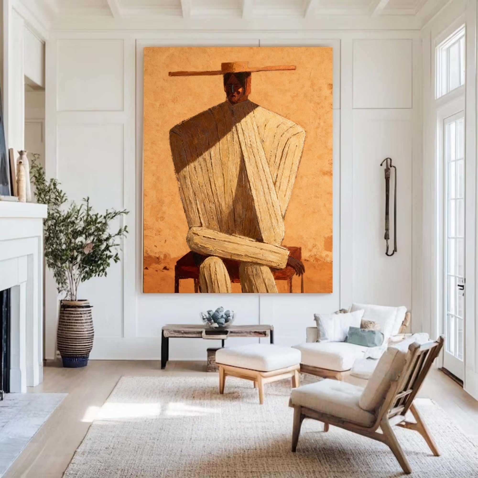 Crossed Arms Ochre Serenity