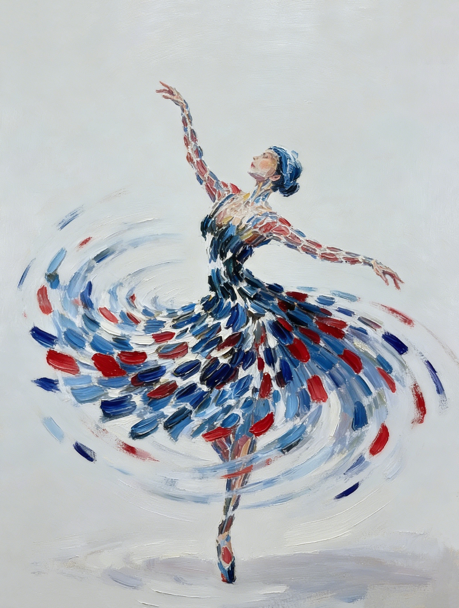 Vivid Ballerina Swirl