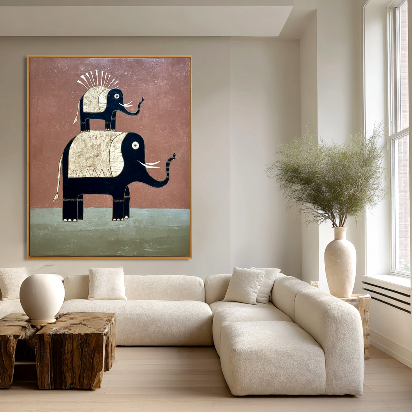 Elephant Duo Harmony