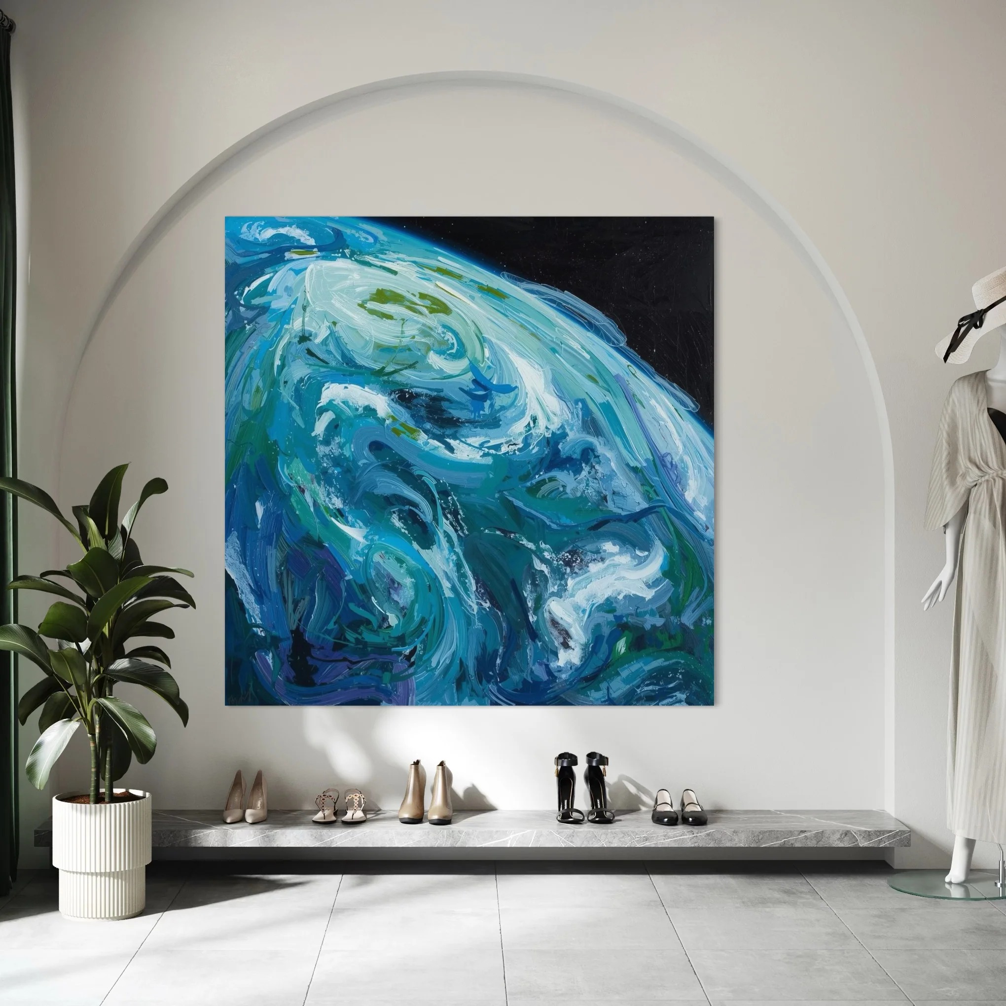 Deep Blue Cosmic Dance