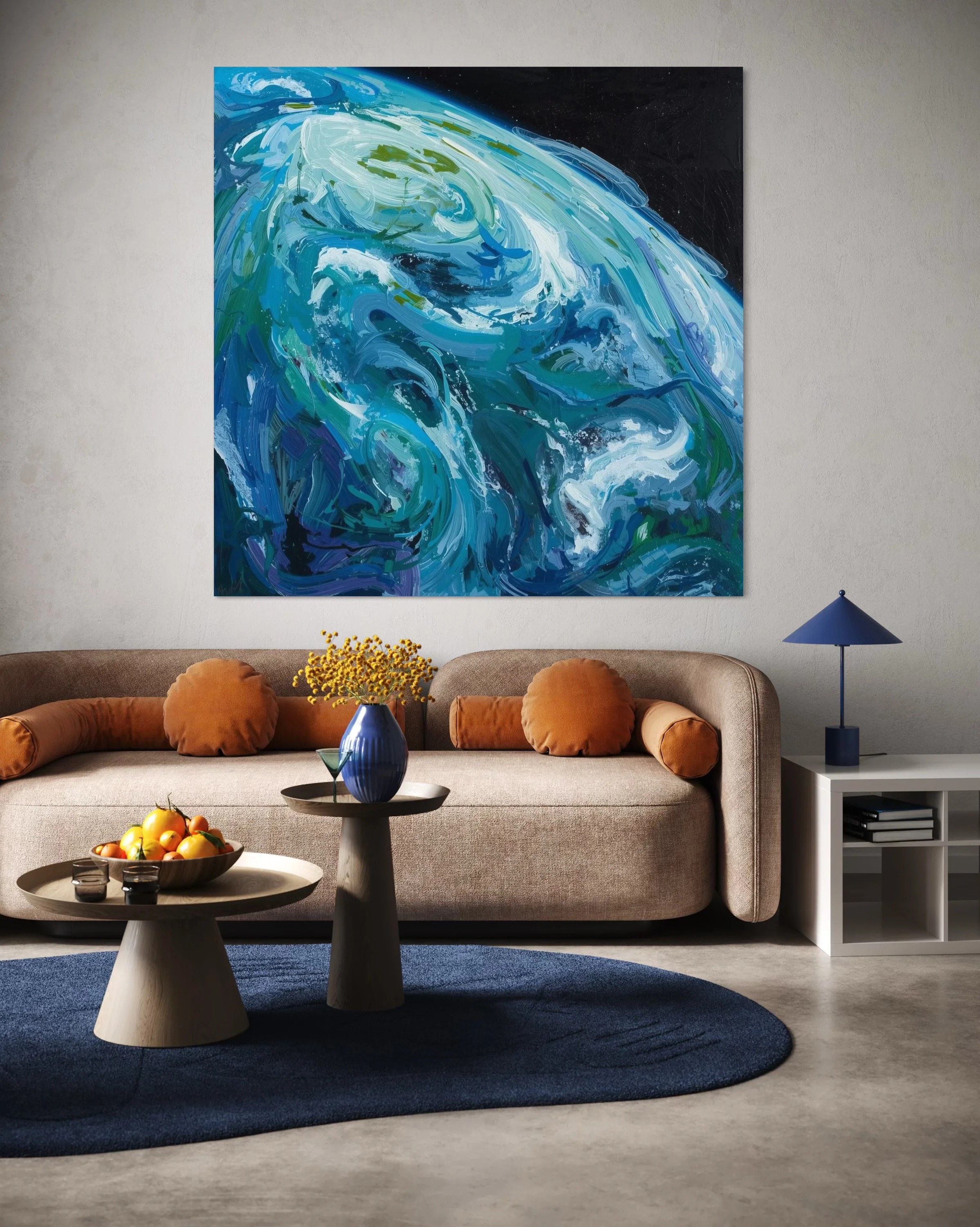 Deep Blue Cosmic Dance