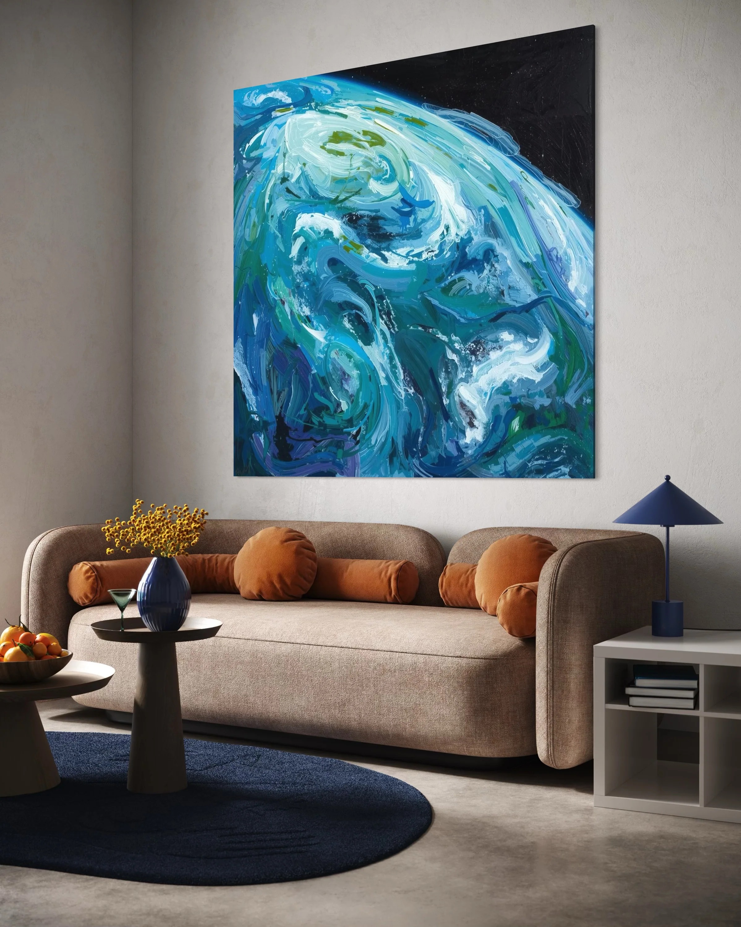 Deep Blue Cosmic Dance