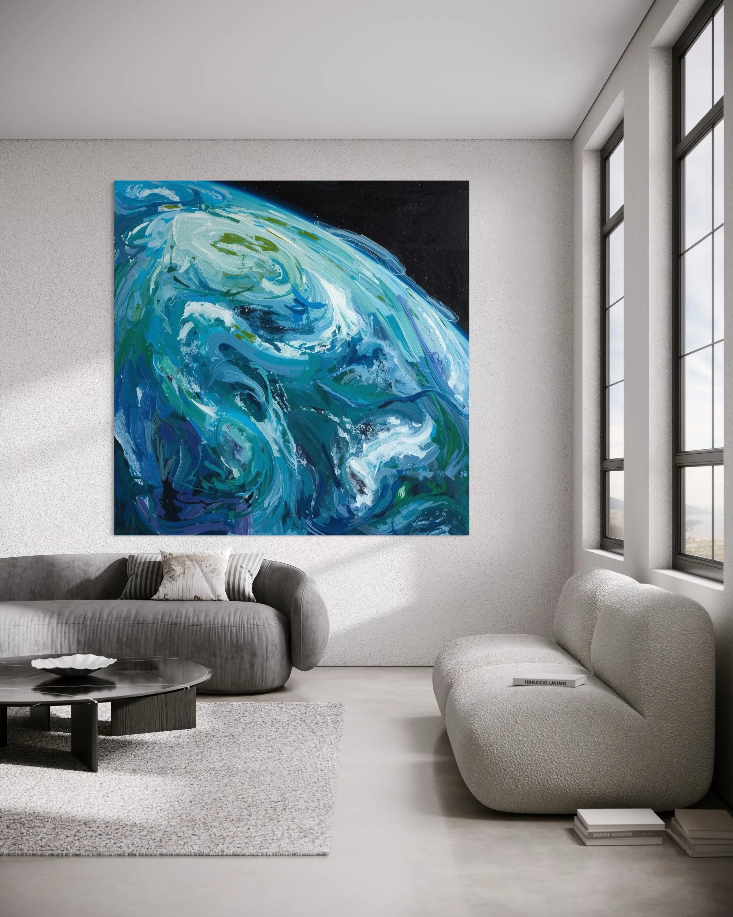 Deep Blue Cosmic Dance