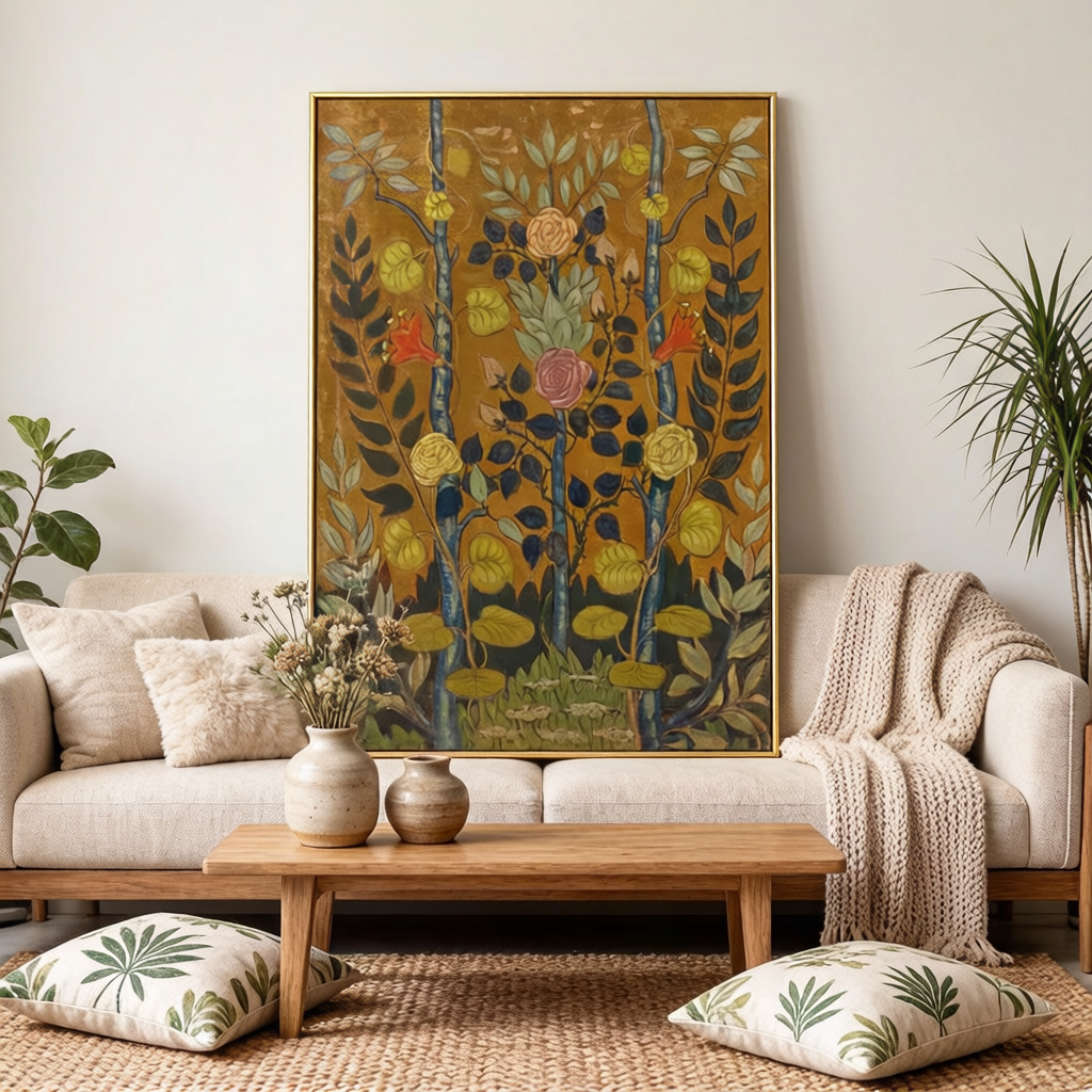 Autumn Garden Floral Painting
