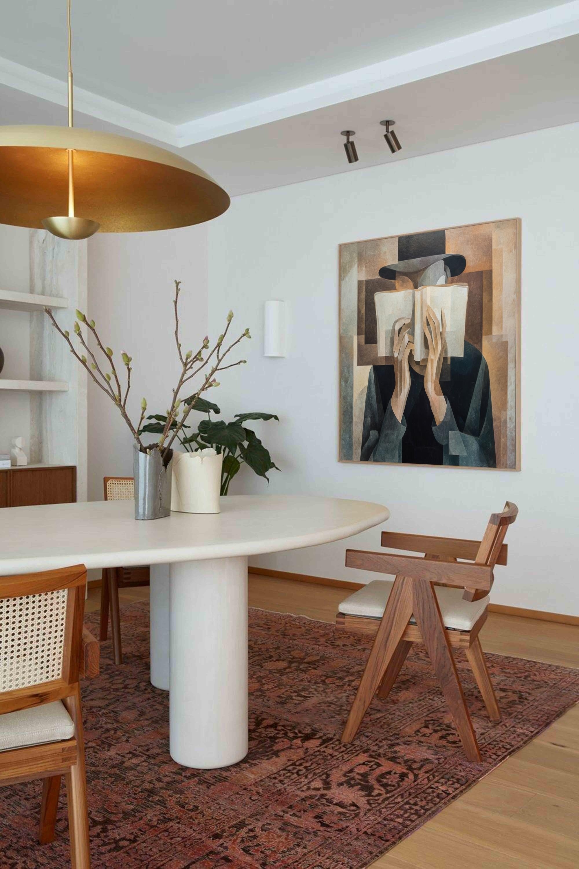 Page - Shrouded Figure - Cubist Inspired Art