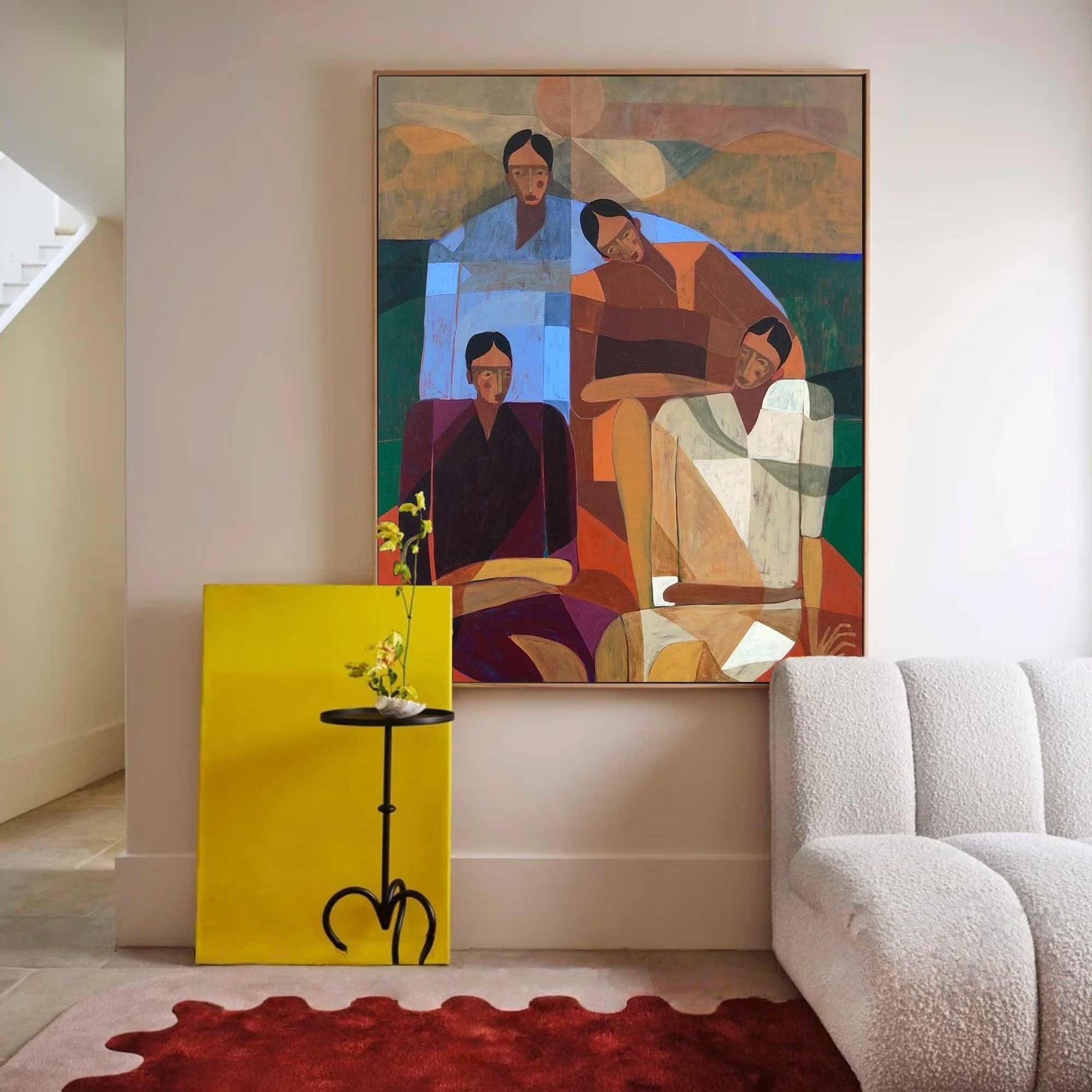 Cubist Confluence of Souls