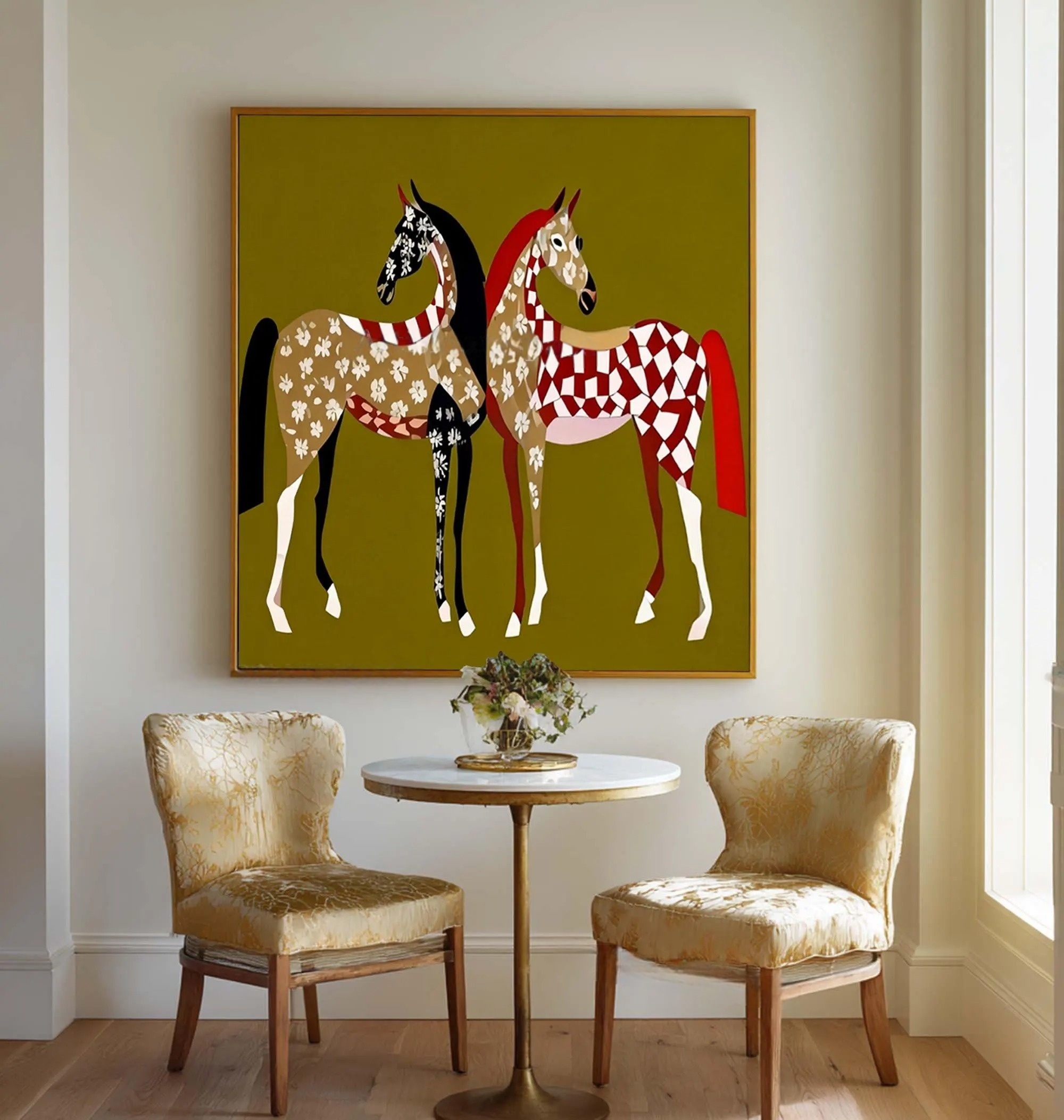 Mosaic Horses