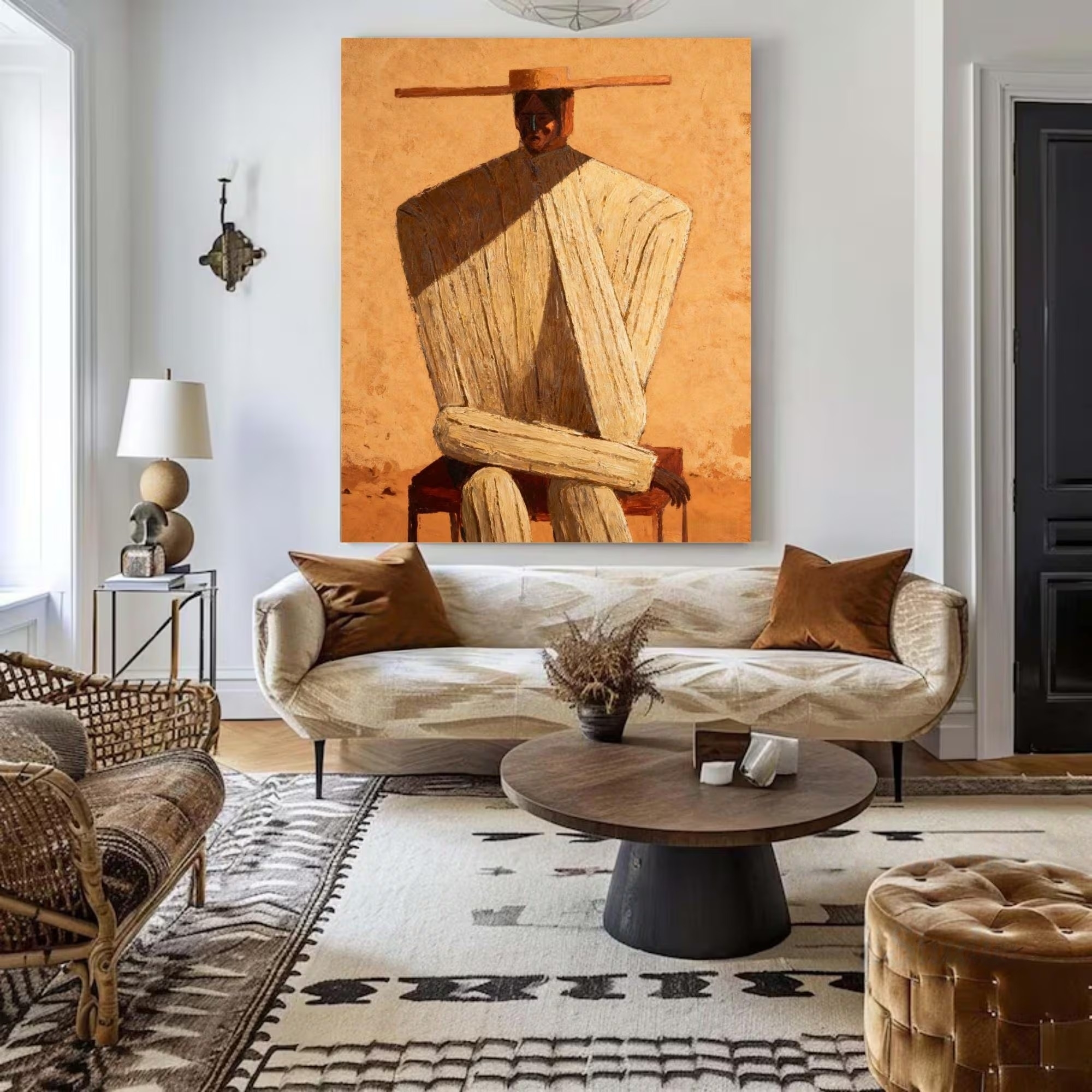 Crossed Arms Ochre Serenity