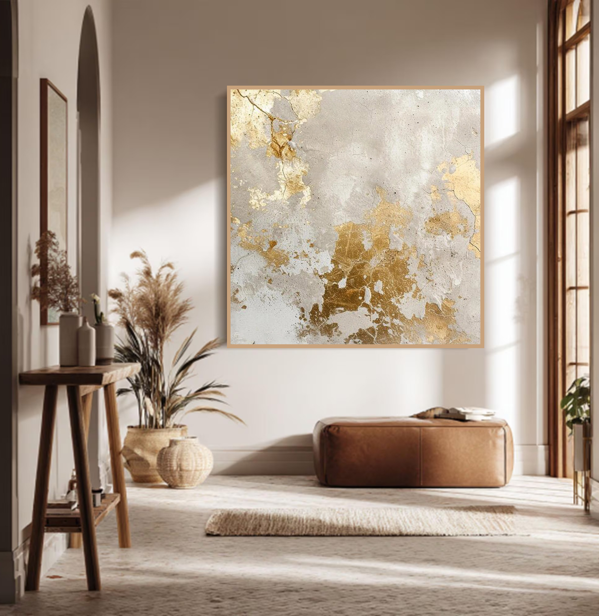 Aged Gold Abstraction