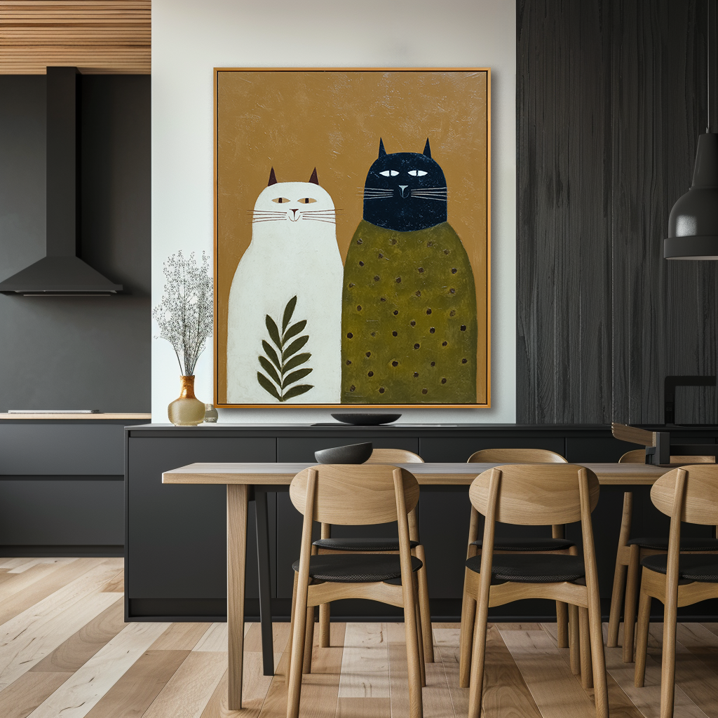 Whiskered Companions Pair