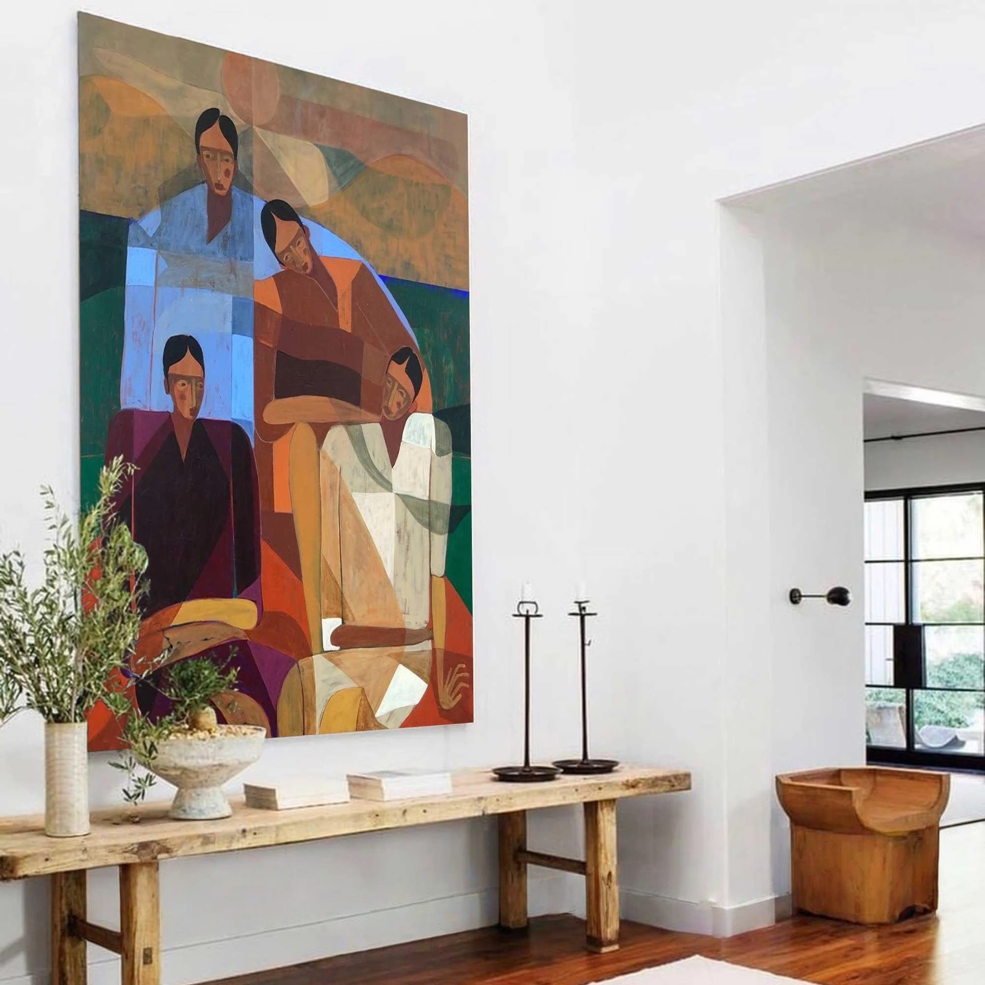 Cubist Confluence of Souls