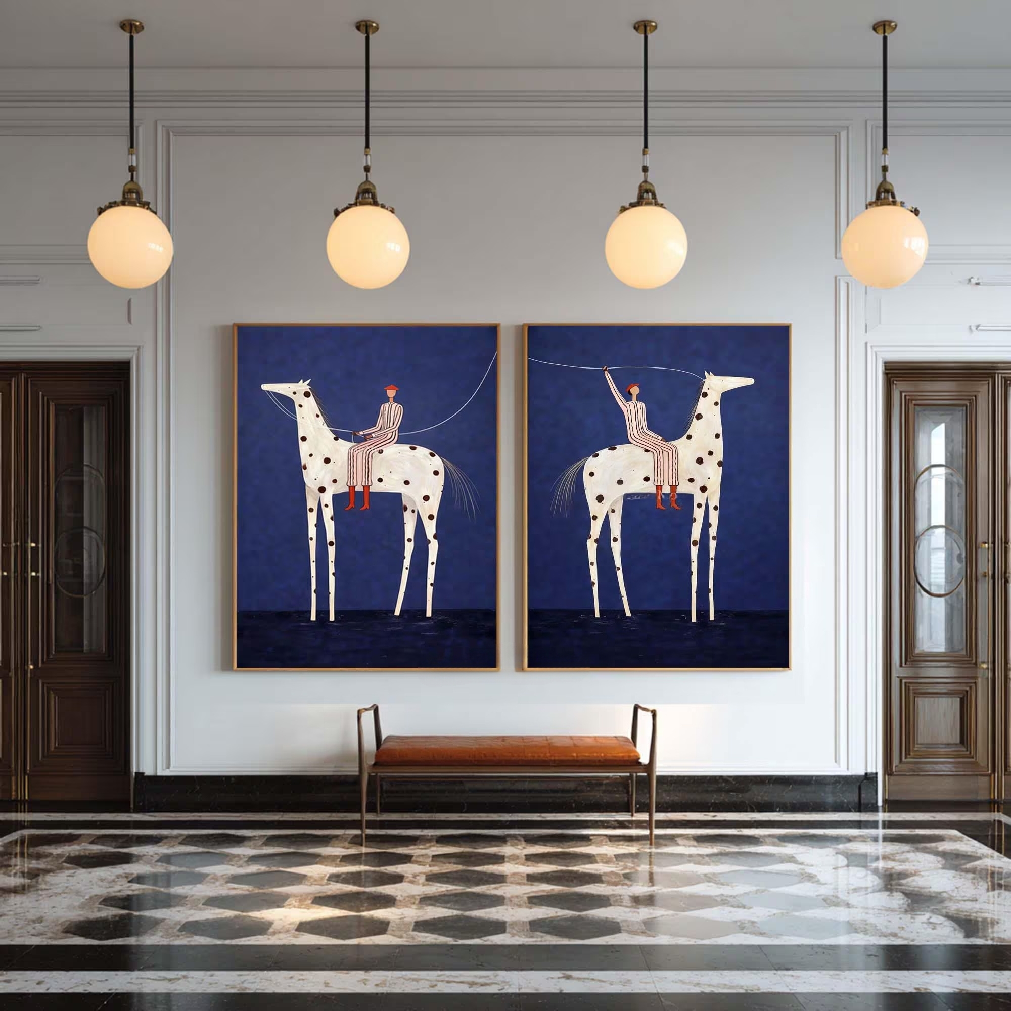 A Whimsical Equestrian Duet