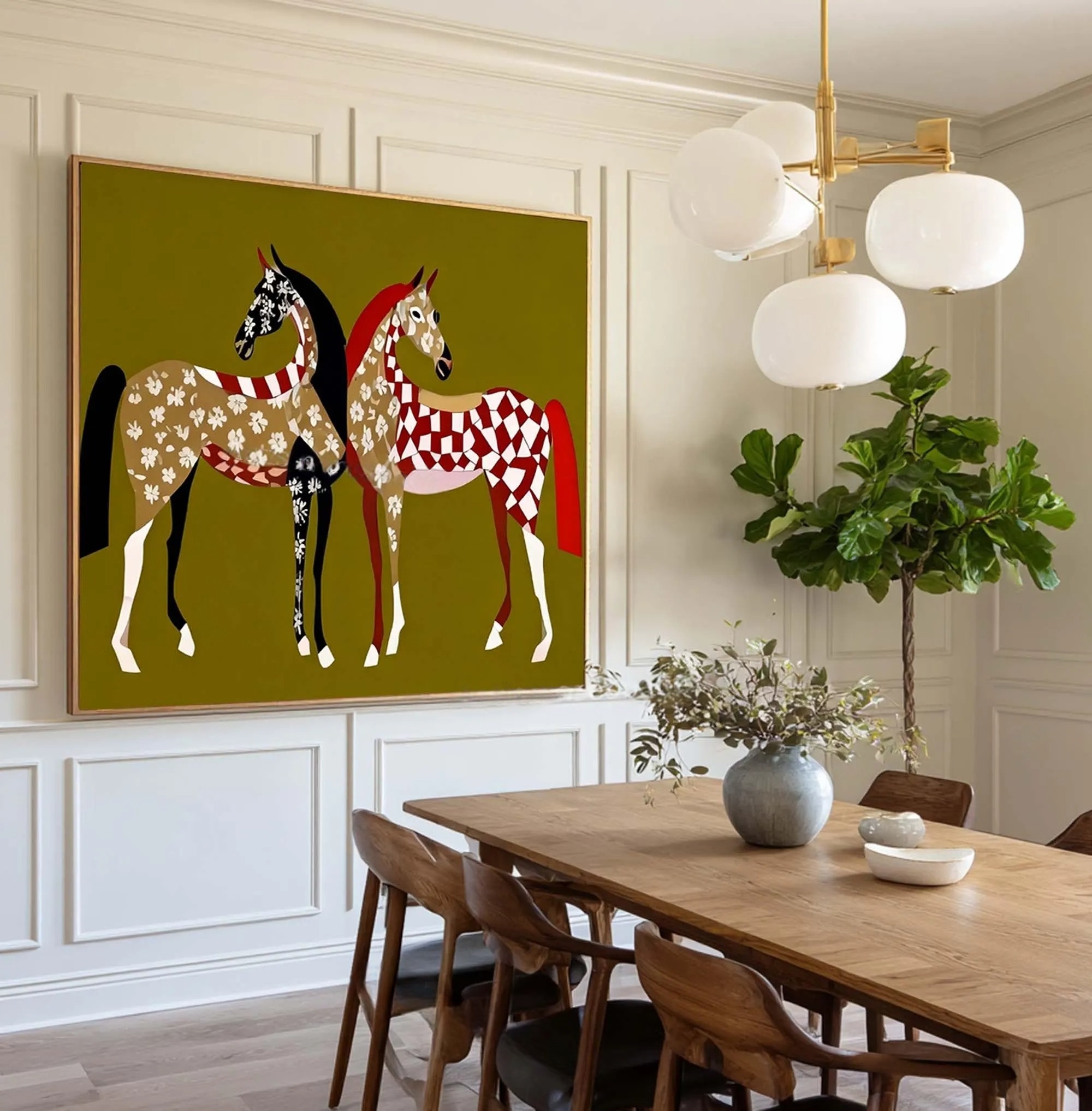 Mosaic Horses