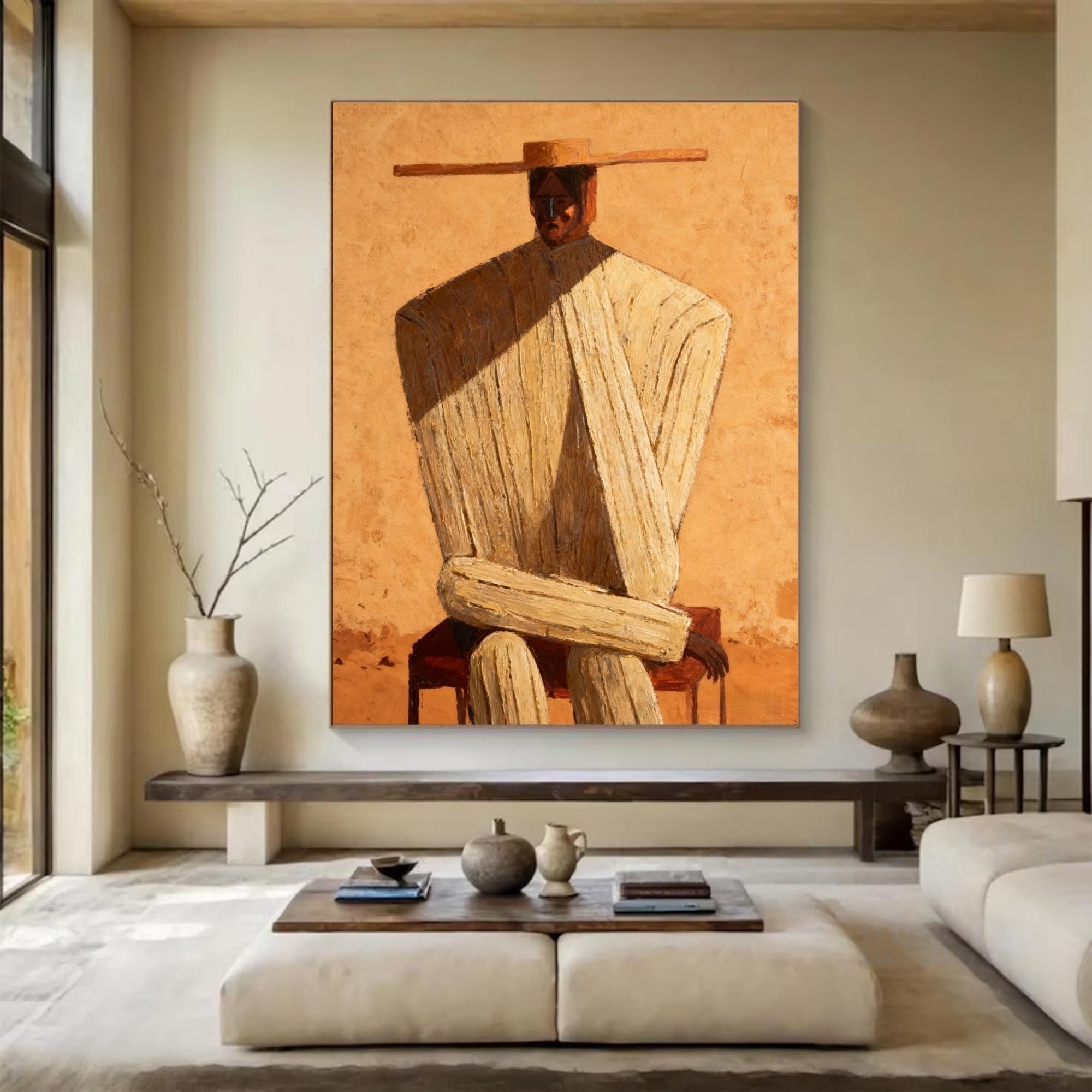 Crossed Arms Ochre Serenity