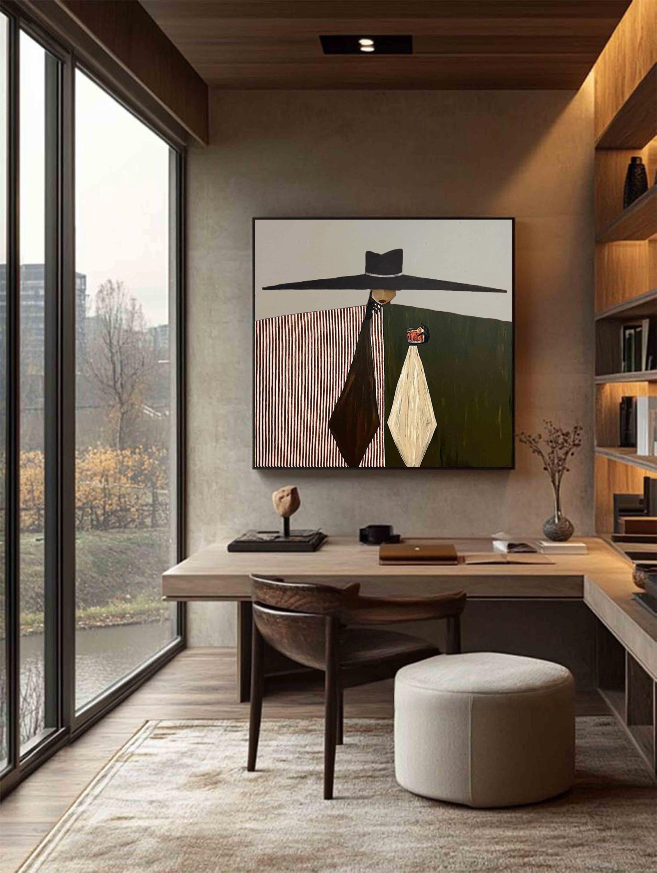 Enigmatic Figures - Abstract Duo Composition