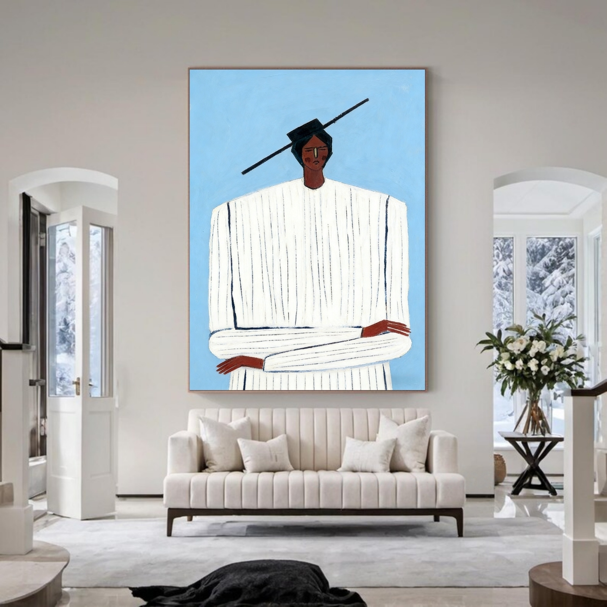 Elegant Stillness in White