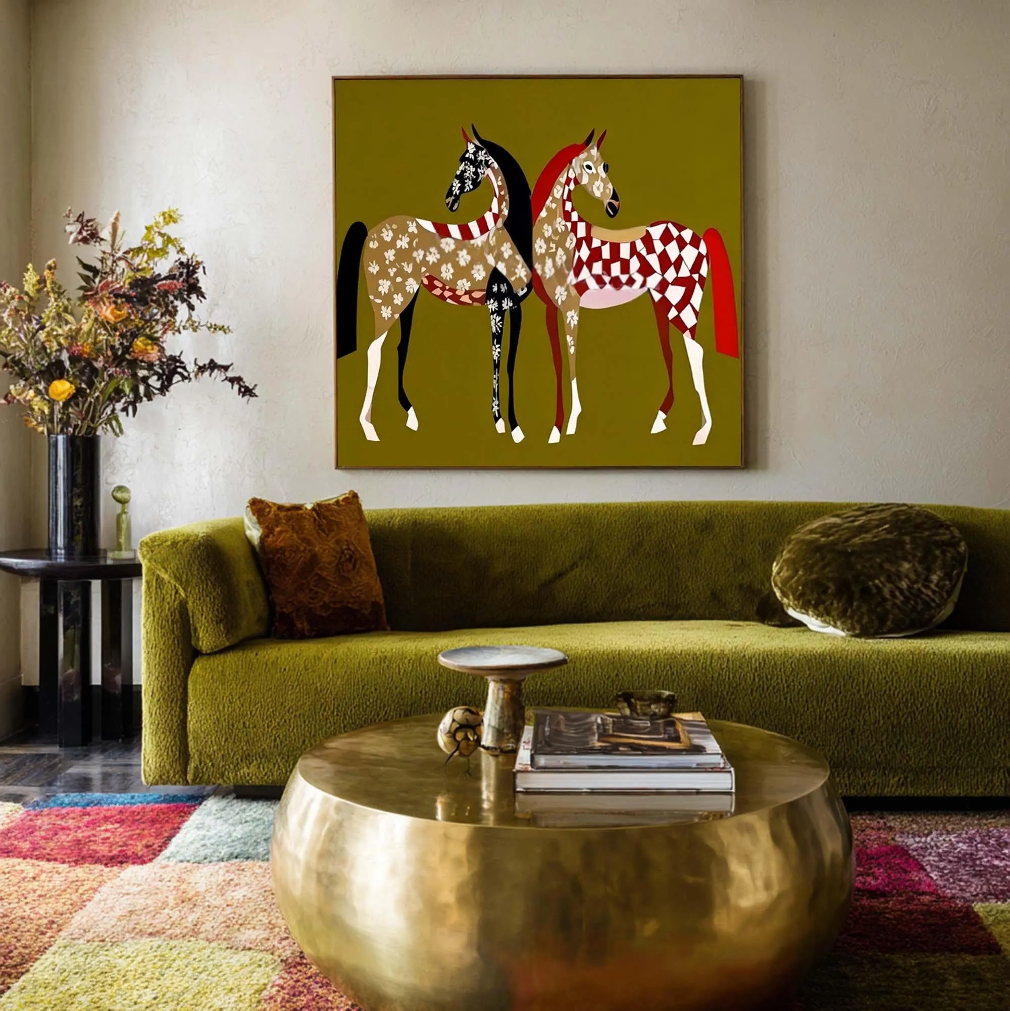Mosaic Horses