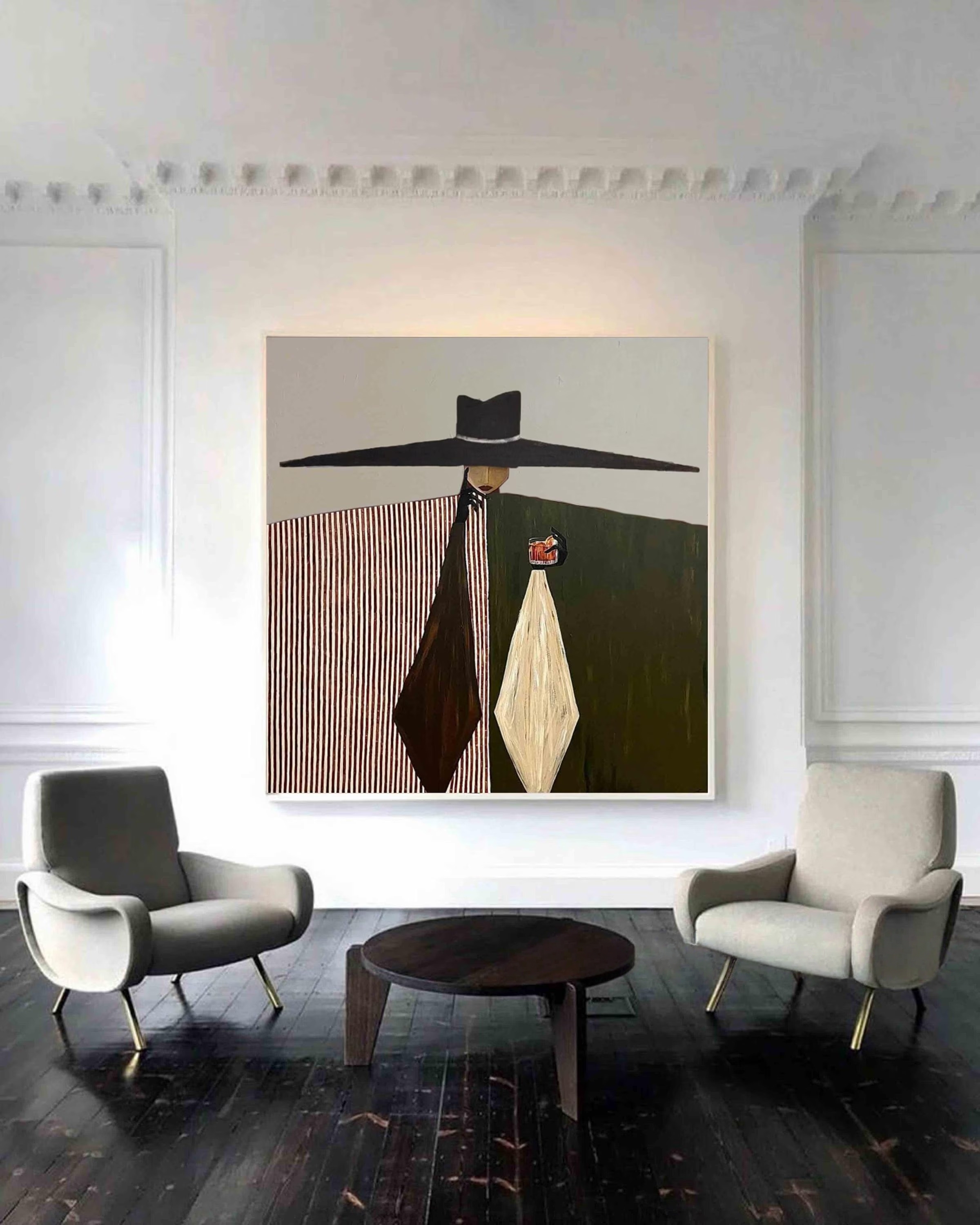 Enigmatic Figures - Abstract Duo Composition