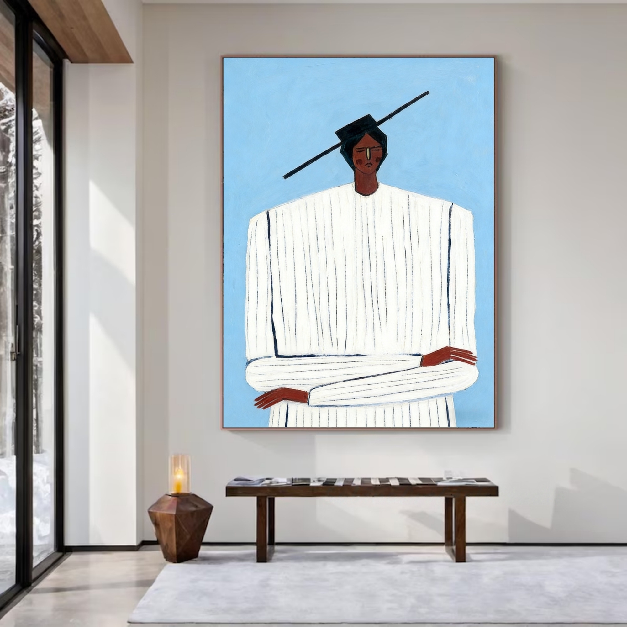 Elegant Stillness in White