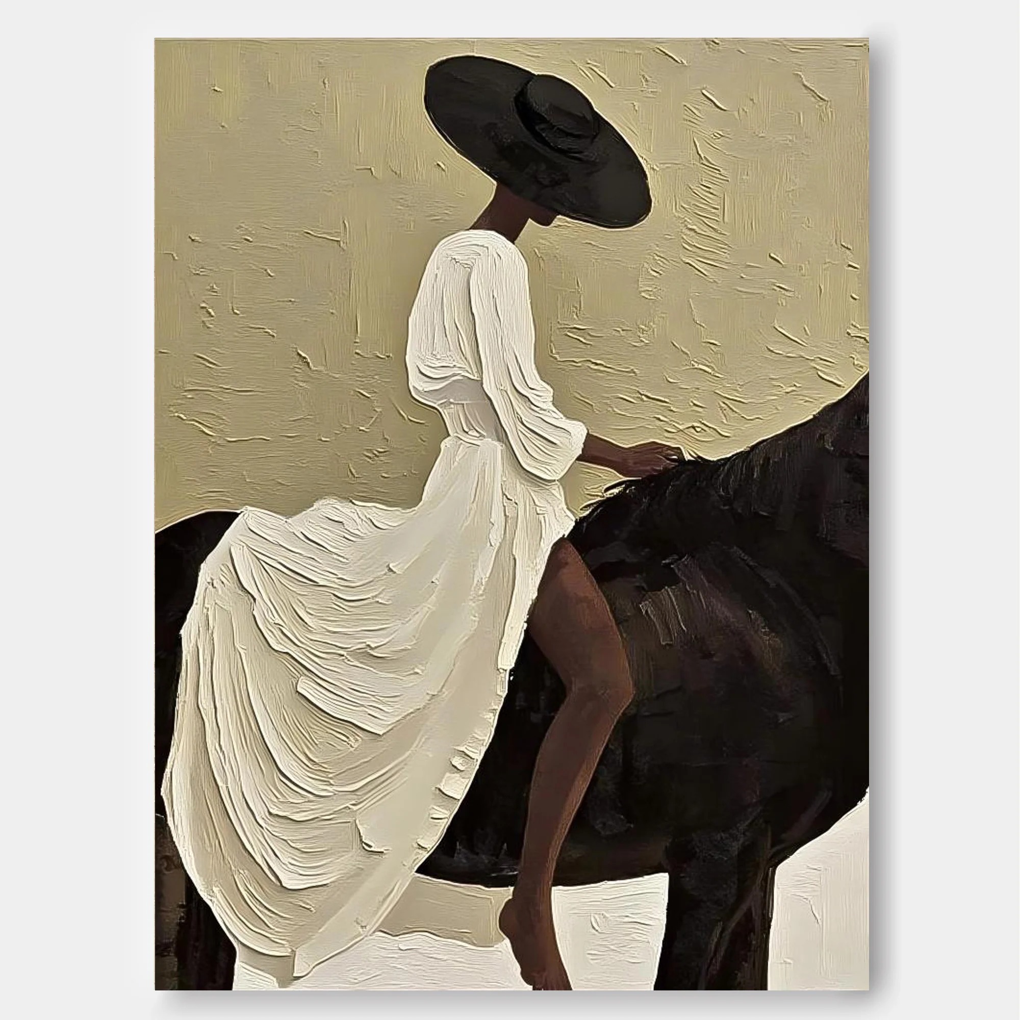 Riding Elegance - Abstract Form