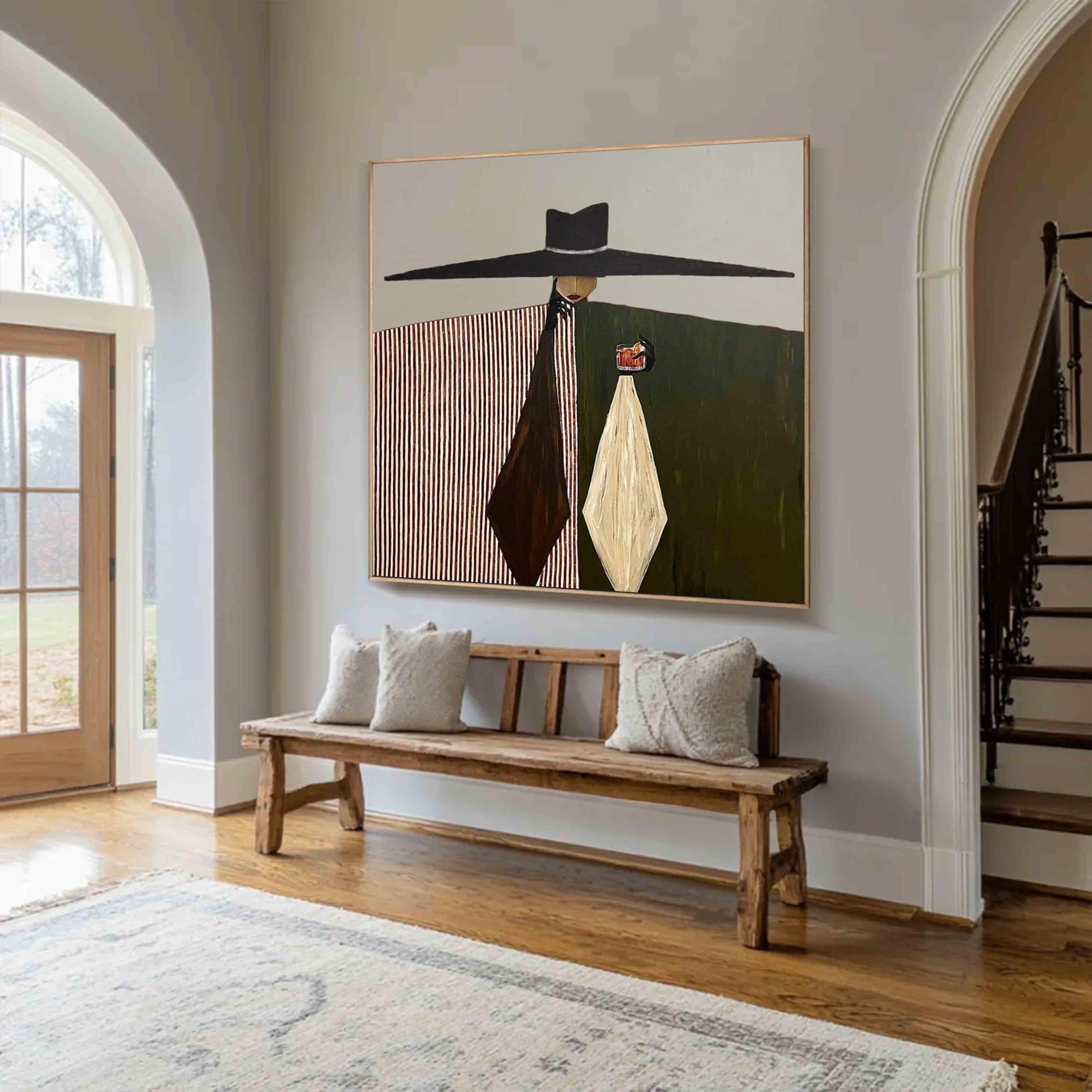 Enigmatic Figures - Abstract Duo Composition