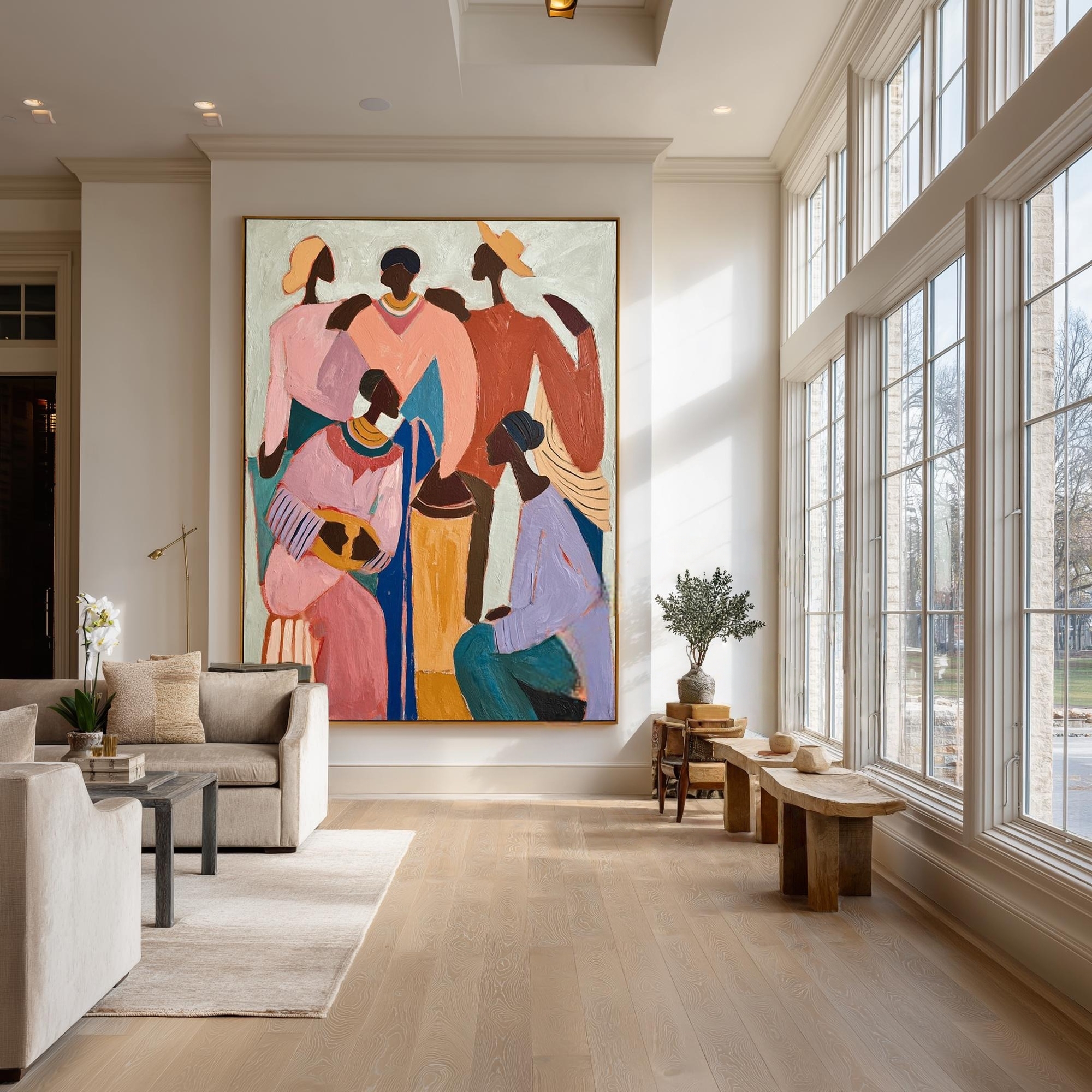 Chic Assembly in Subtle Shades