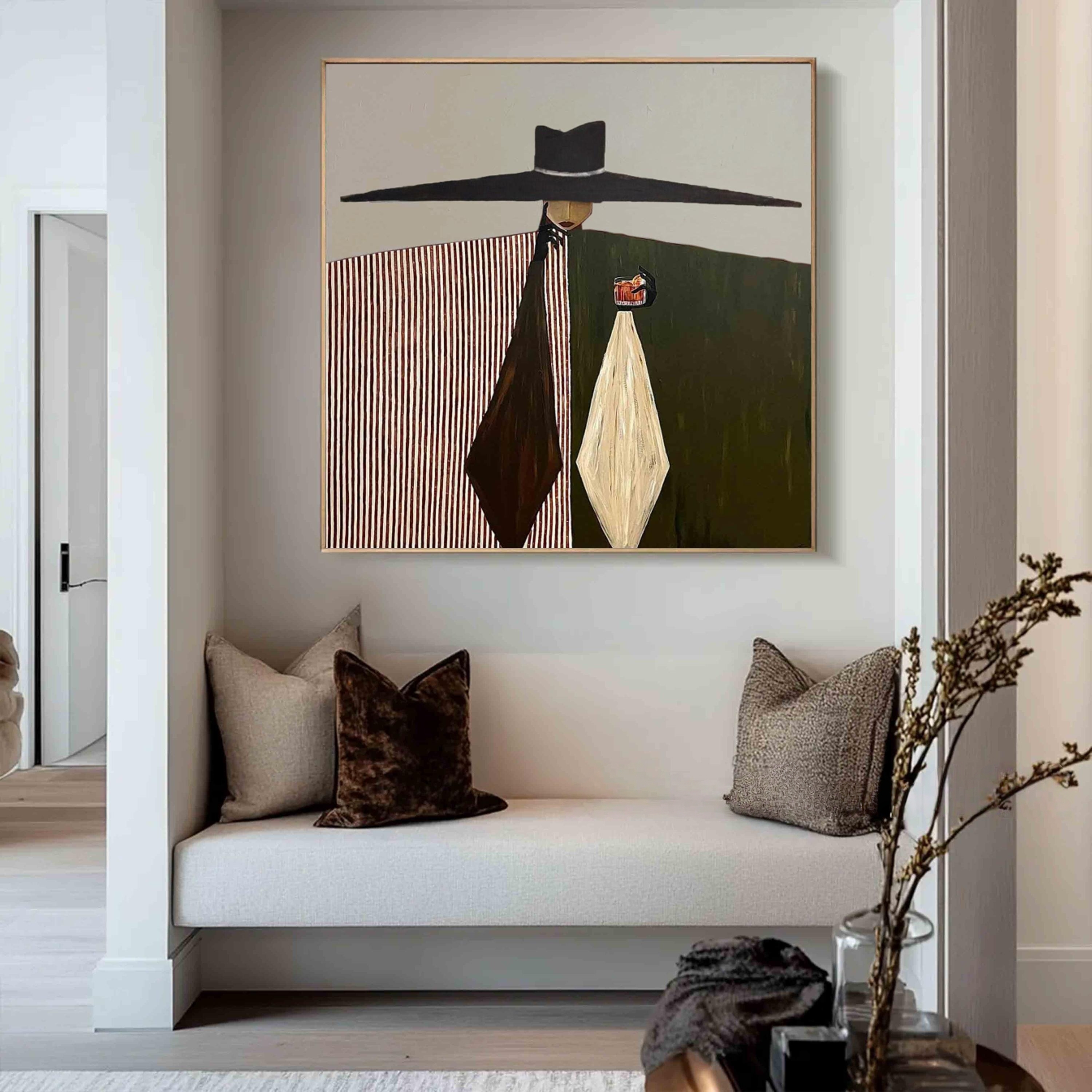 Enigmatic Figures - Abstract Duo Composition