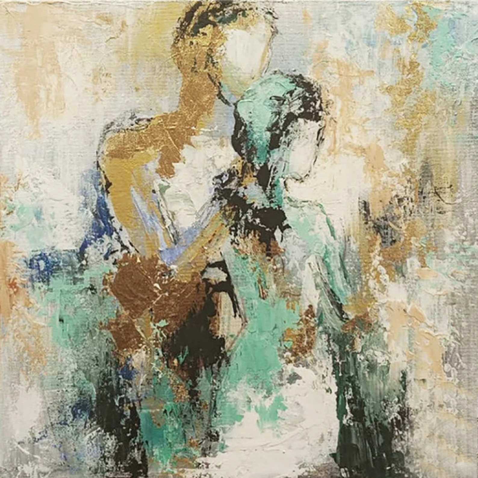 Stylish Embrace: Abstract Wall Decor