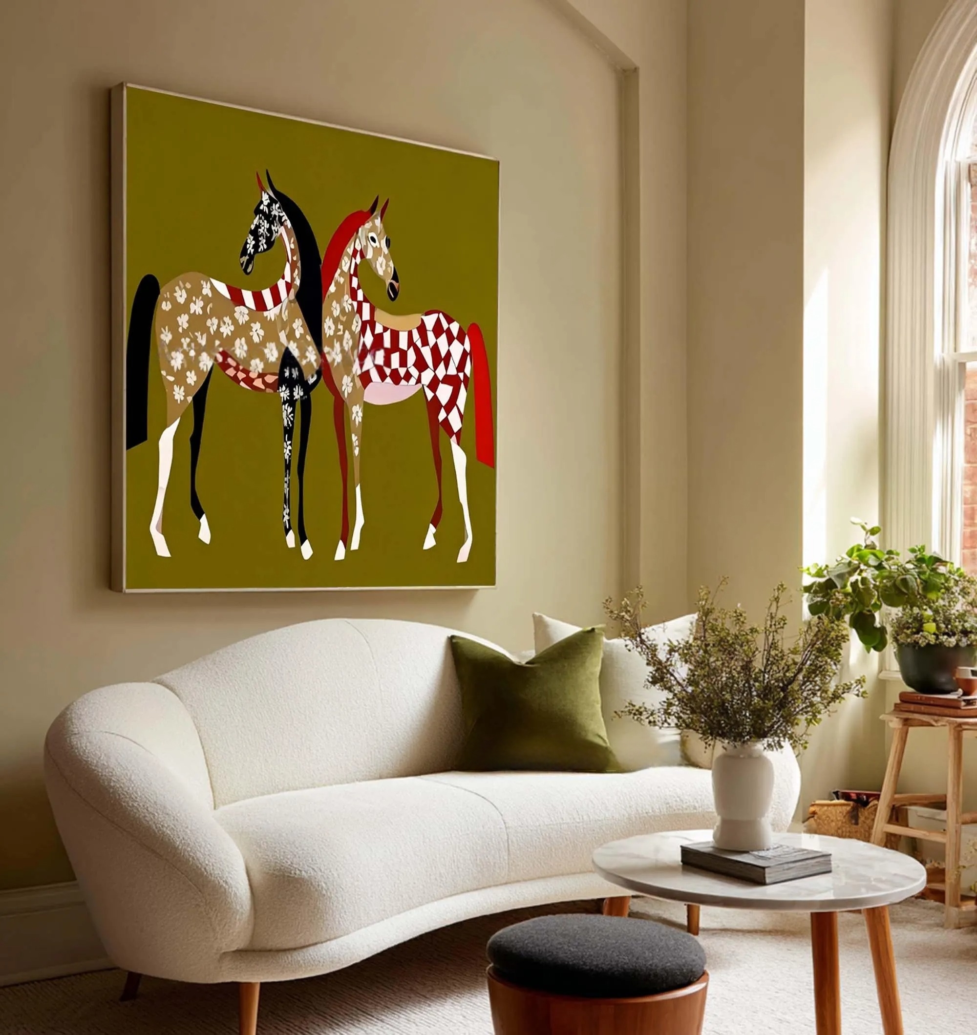 Mosaic Horses