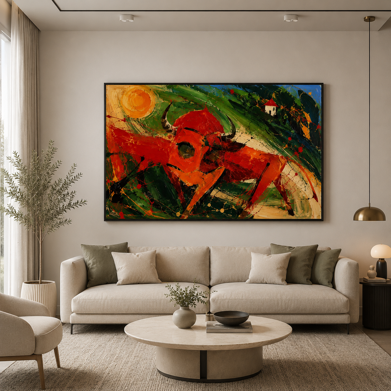 Sunlit Bull Spirit