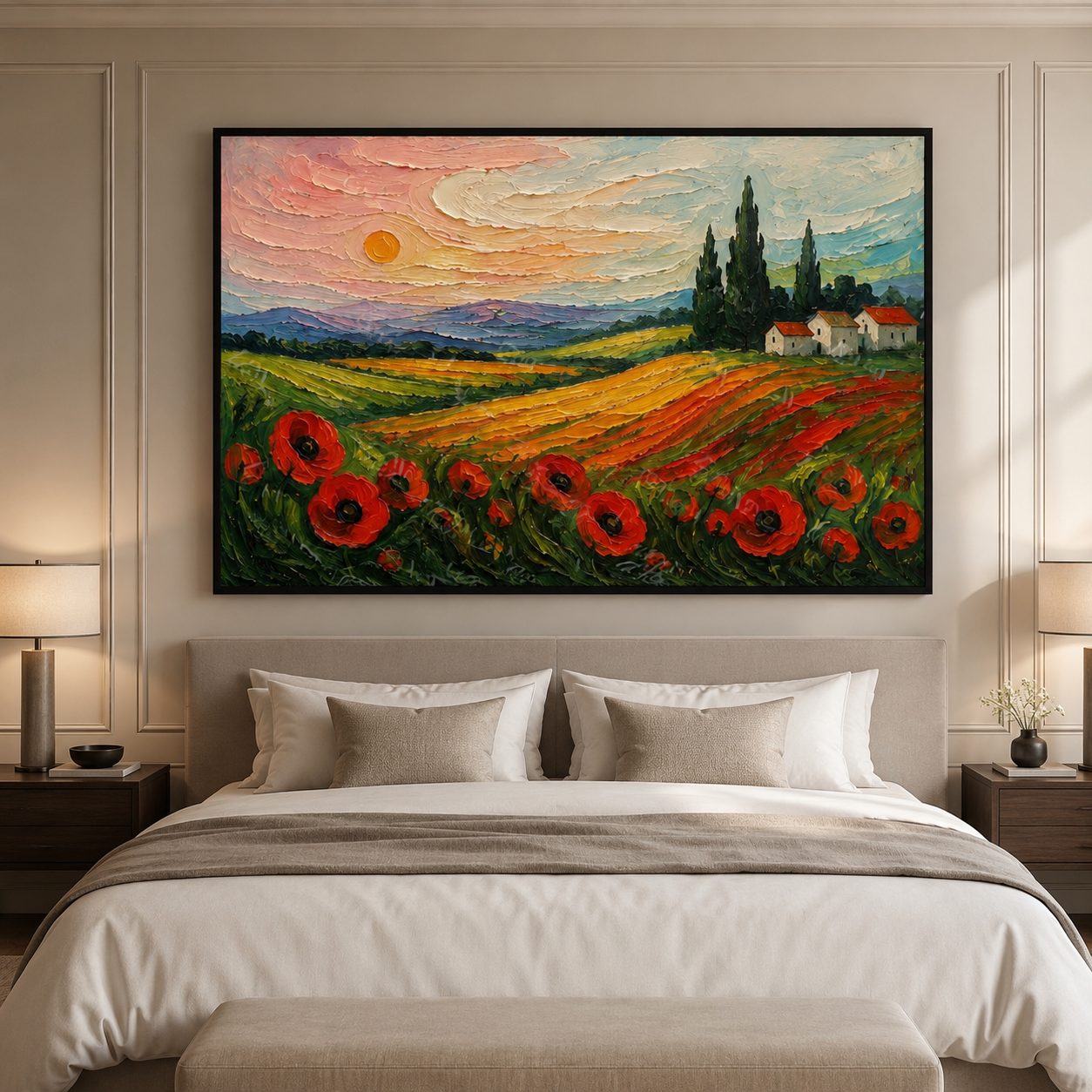 Crimson Meadow Serenity