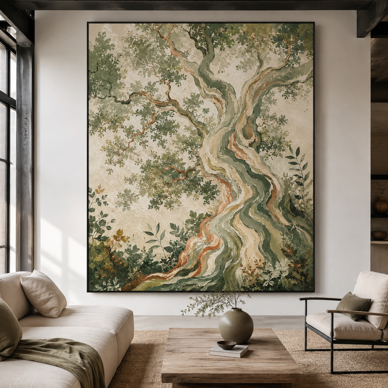 Ancient Tree Oil Painting | The Enduring Grove